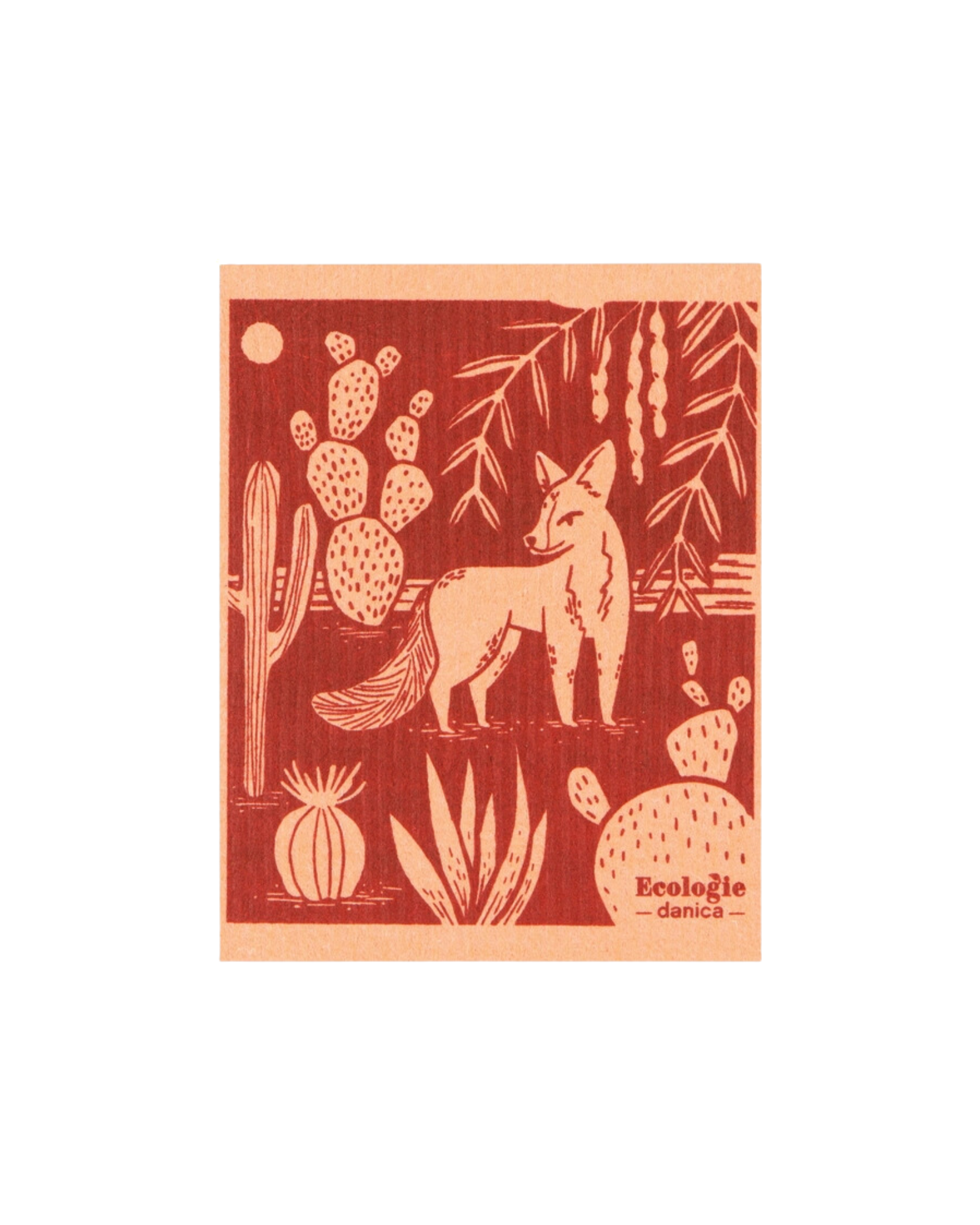 Desert Fox Swedish Dishcloth
