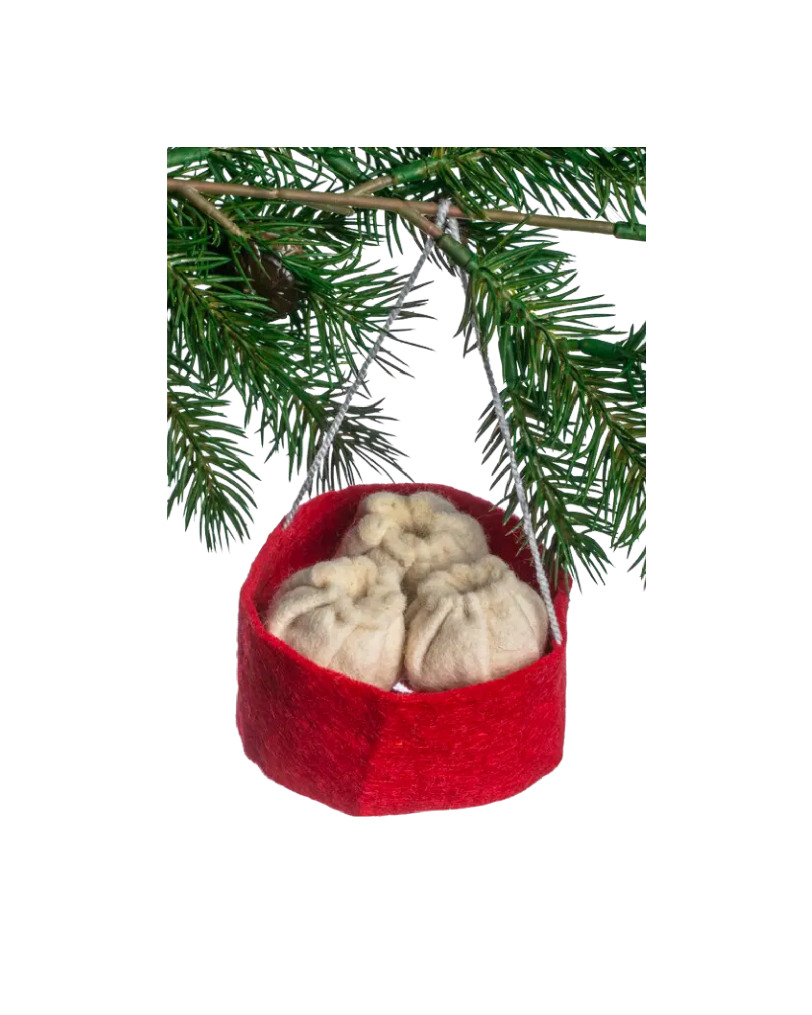 Dim Sum Felt Ornament