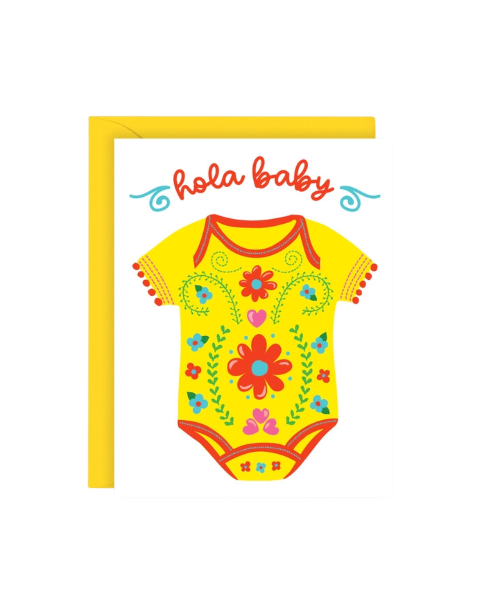 Hola Baby Greeting Card