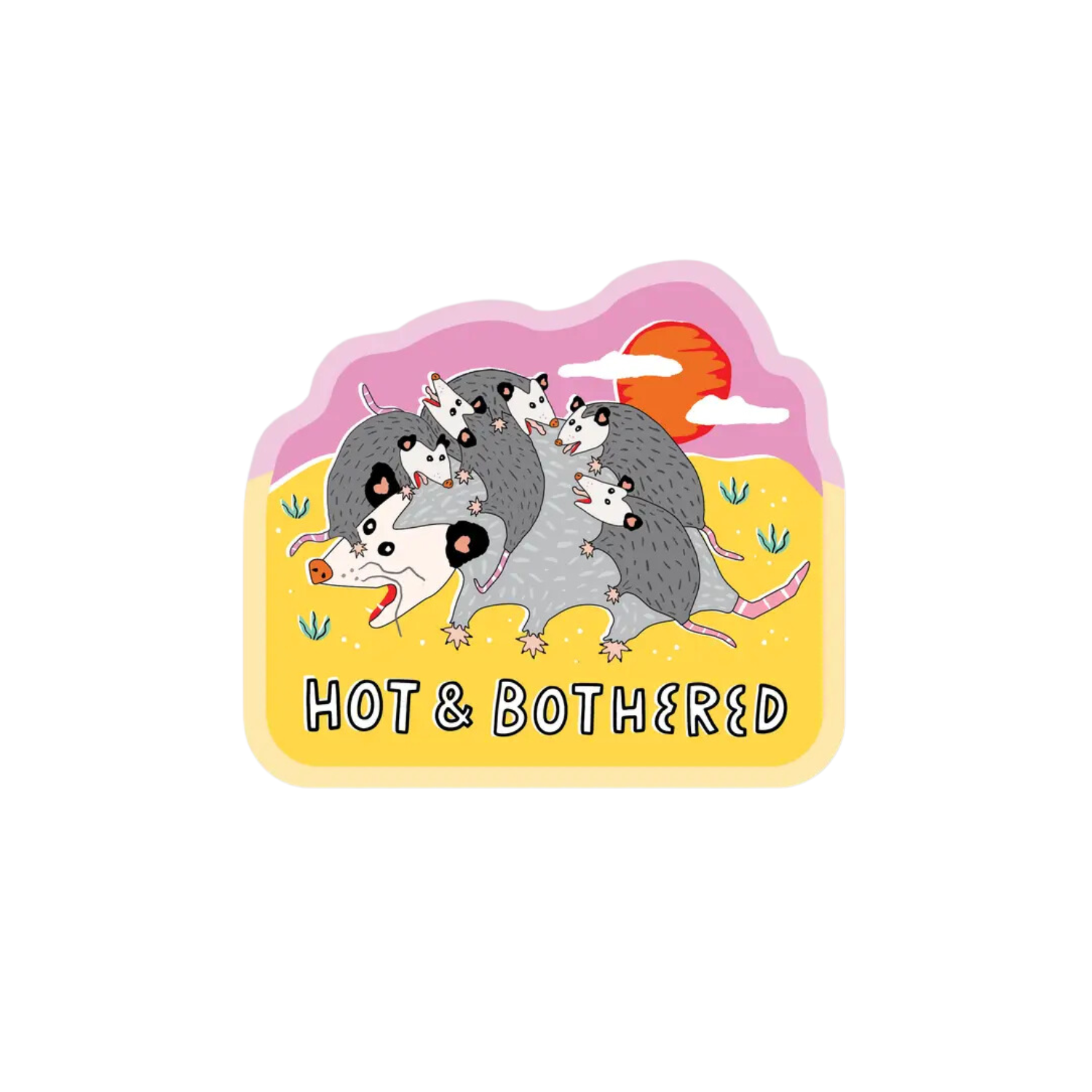 Hot Possums Vinyl Sticker
