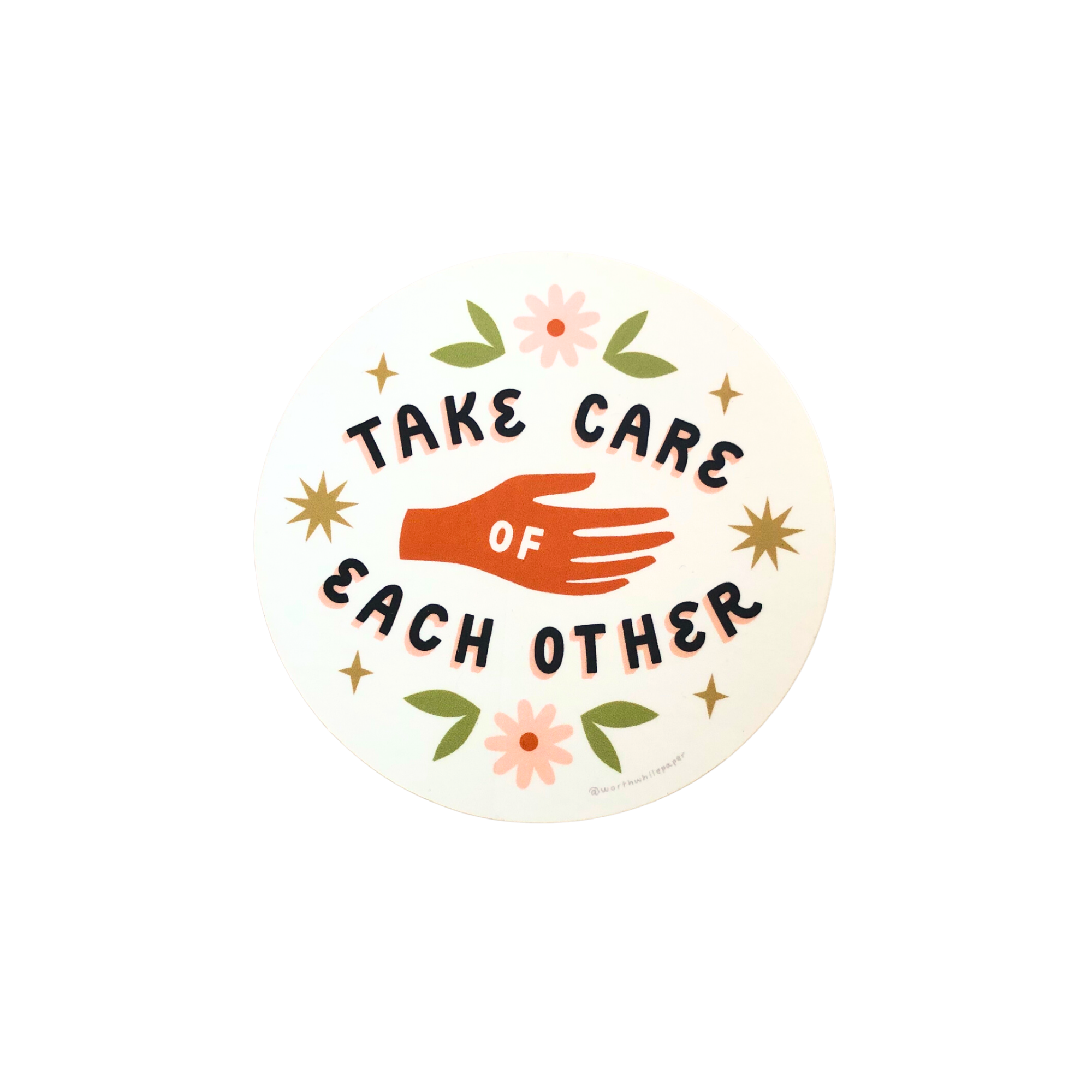 Take Care Vinyl Sticker