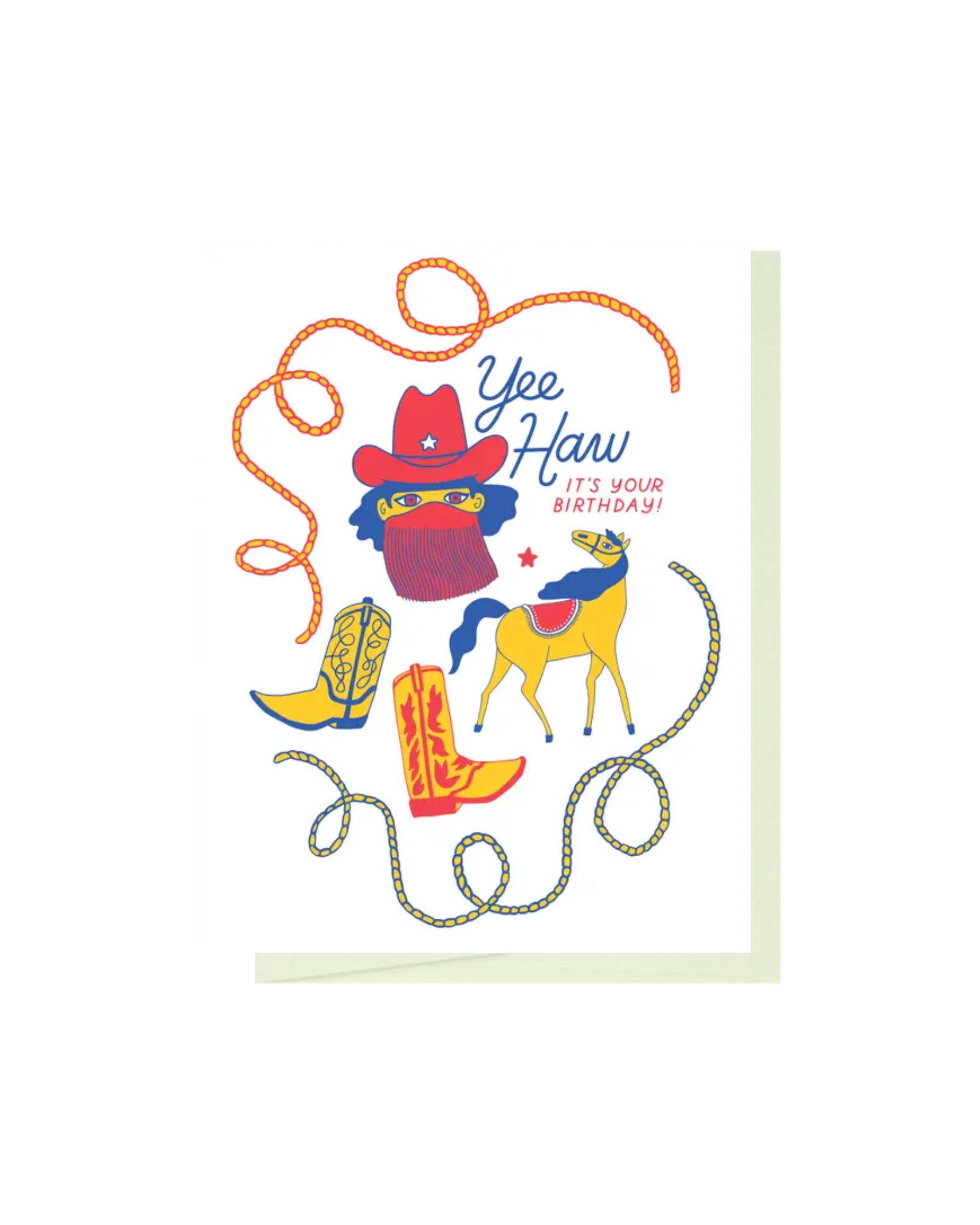 Yeehaw Birthday Greeting Card