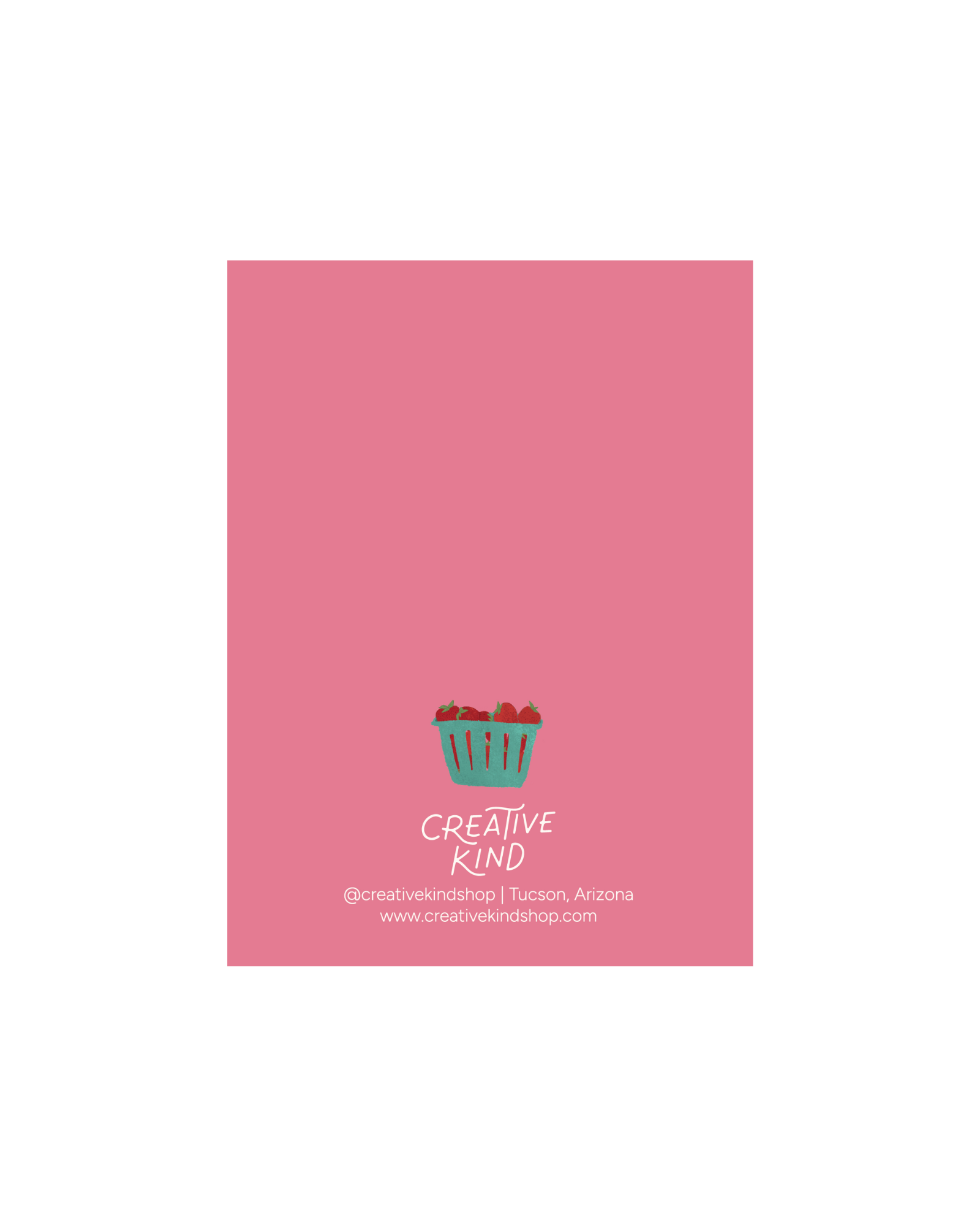 Off the Market Tote Greeting Card