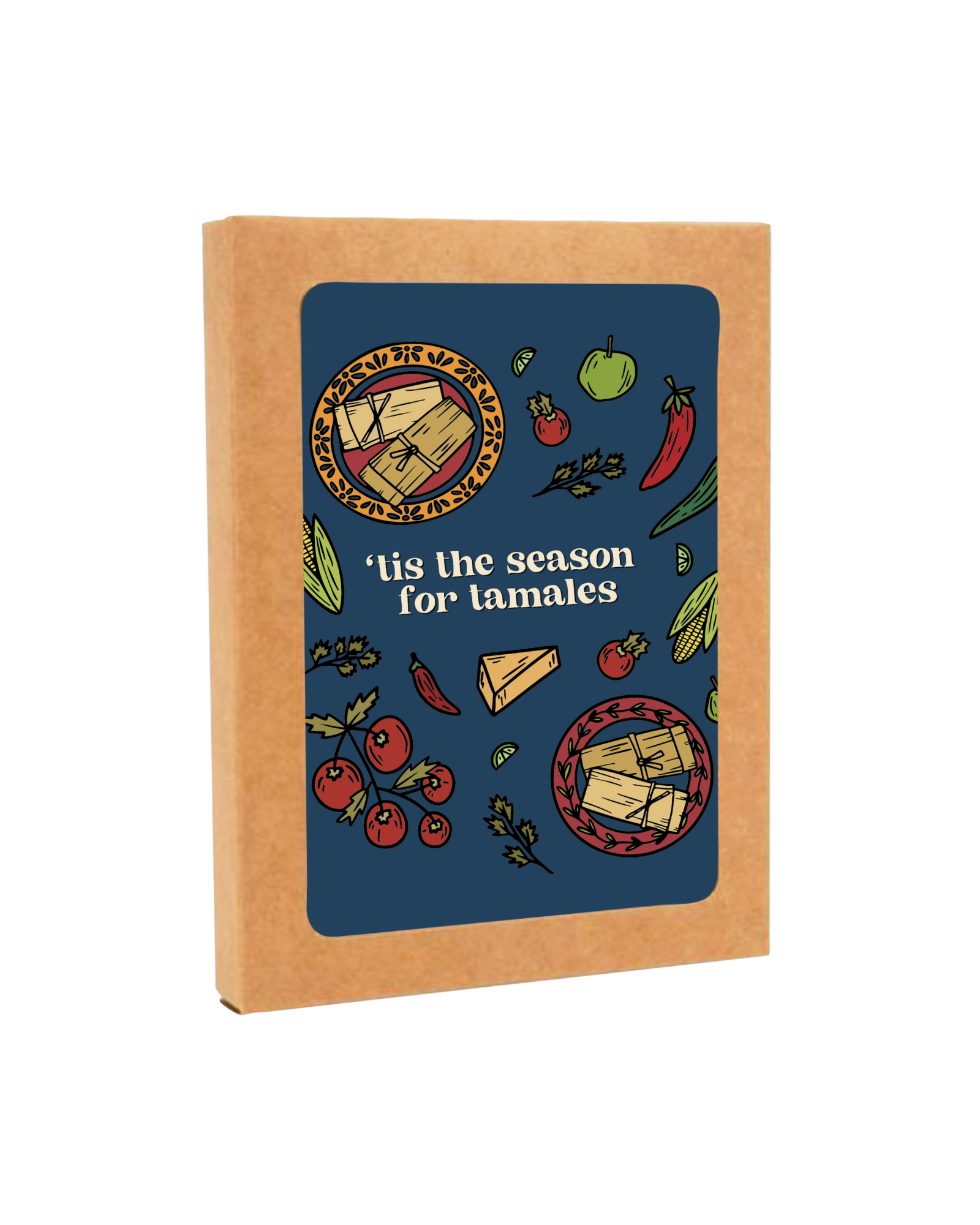 'Tis the Season for Tamales Greeting Card Box Set of 8