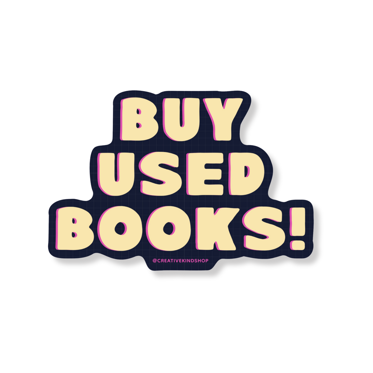 Buy Used Books Vinyl Sticker