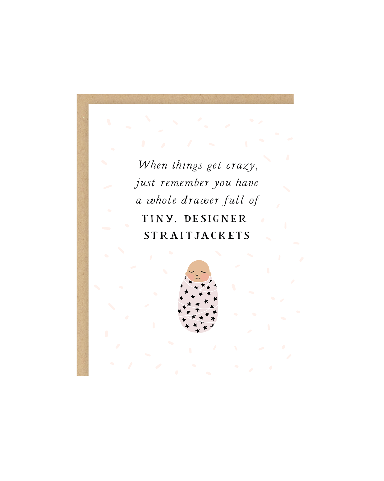 Baby Straitjackets Greeting Card