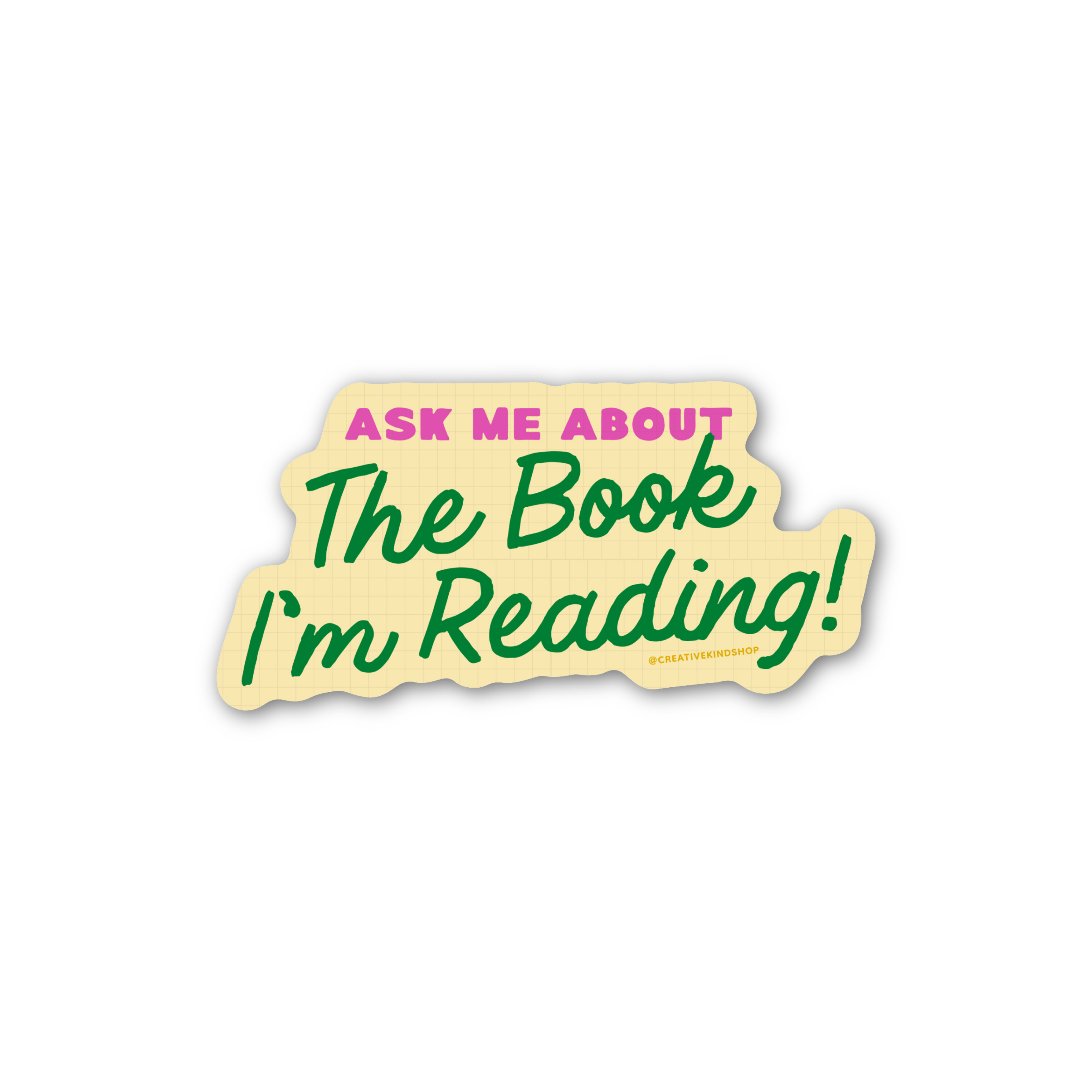 Book I'm Reading Vinyl Sticker