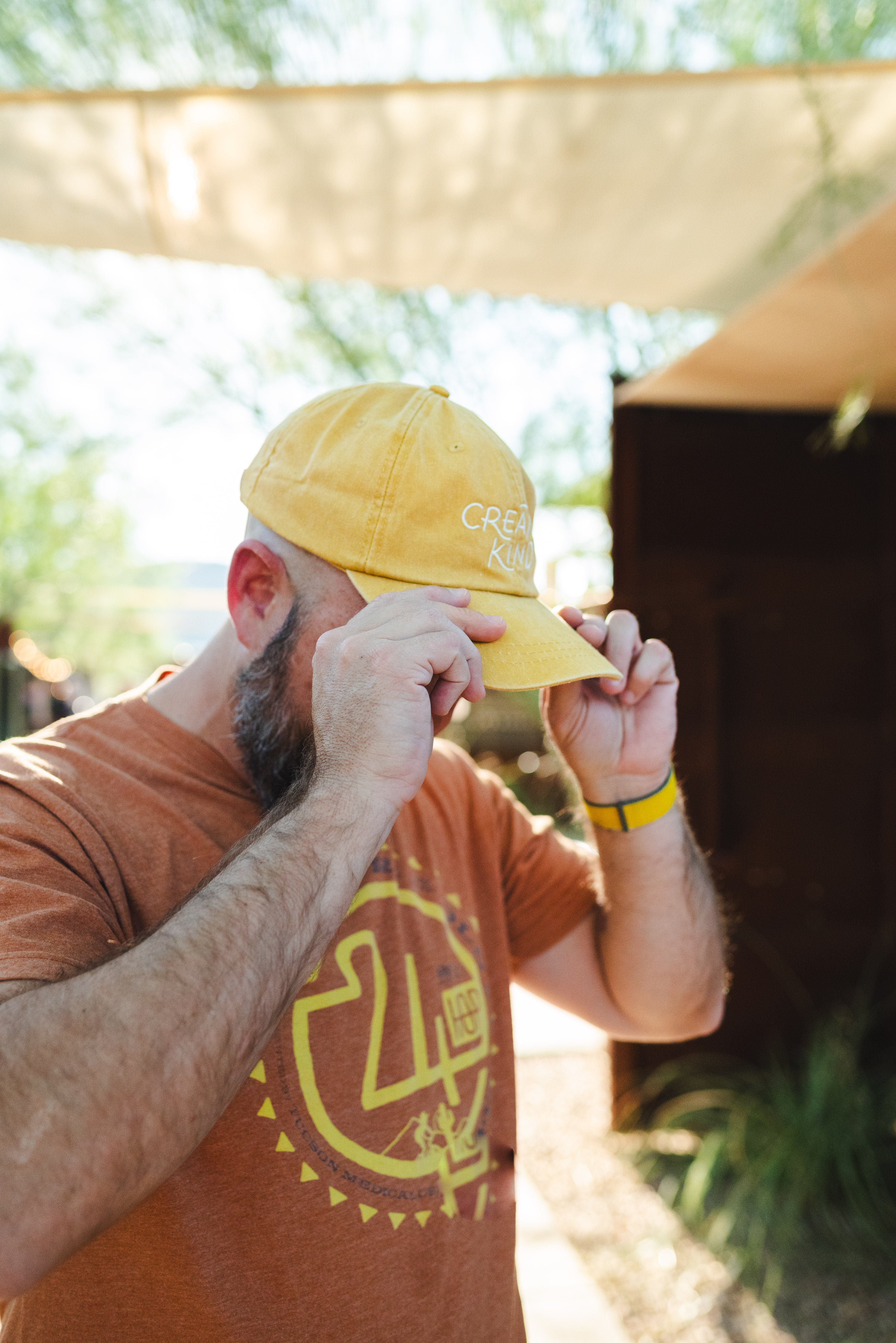 Creative Kind Tucson Saguaro Dad Hat | Mustard