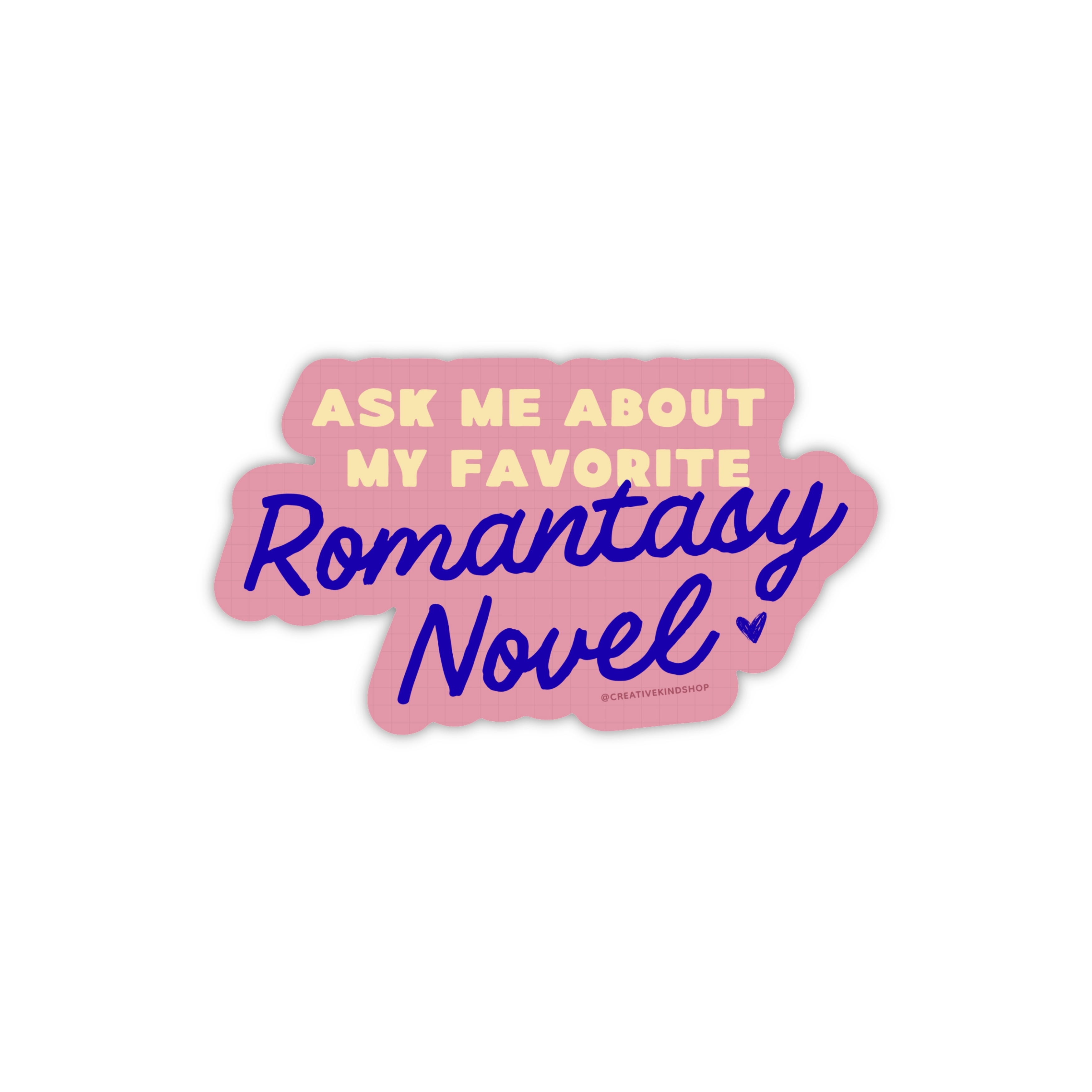 Favorite Romantasy Novel Vinyl Sticker