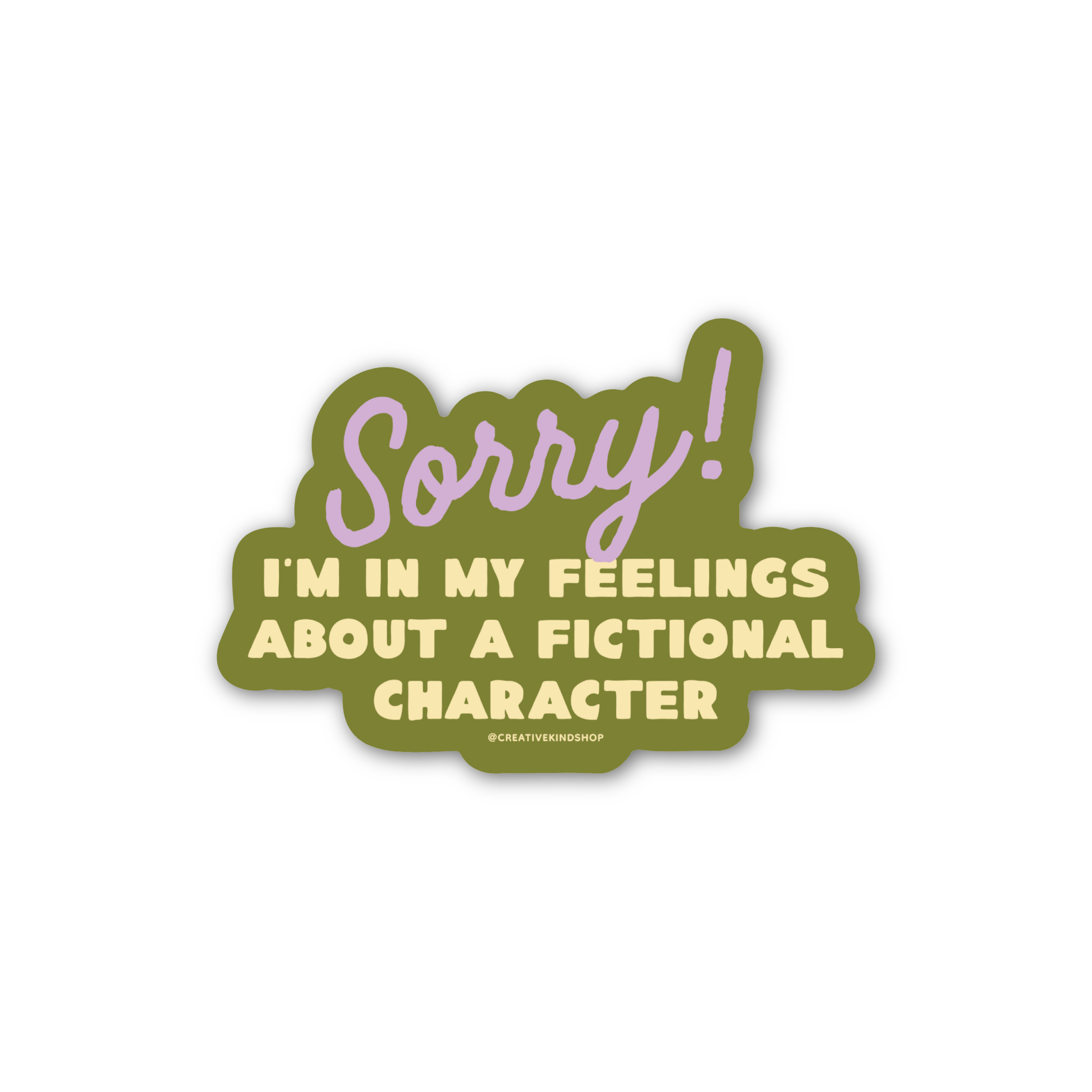 Sorry! Fictional Character Vinyl Sticker