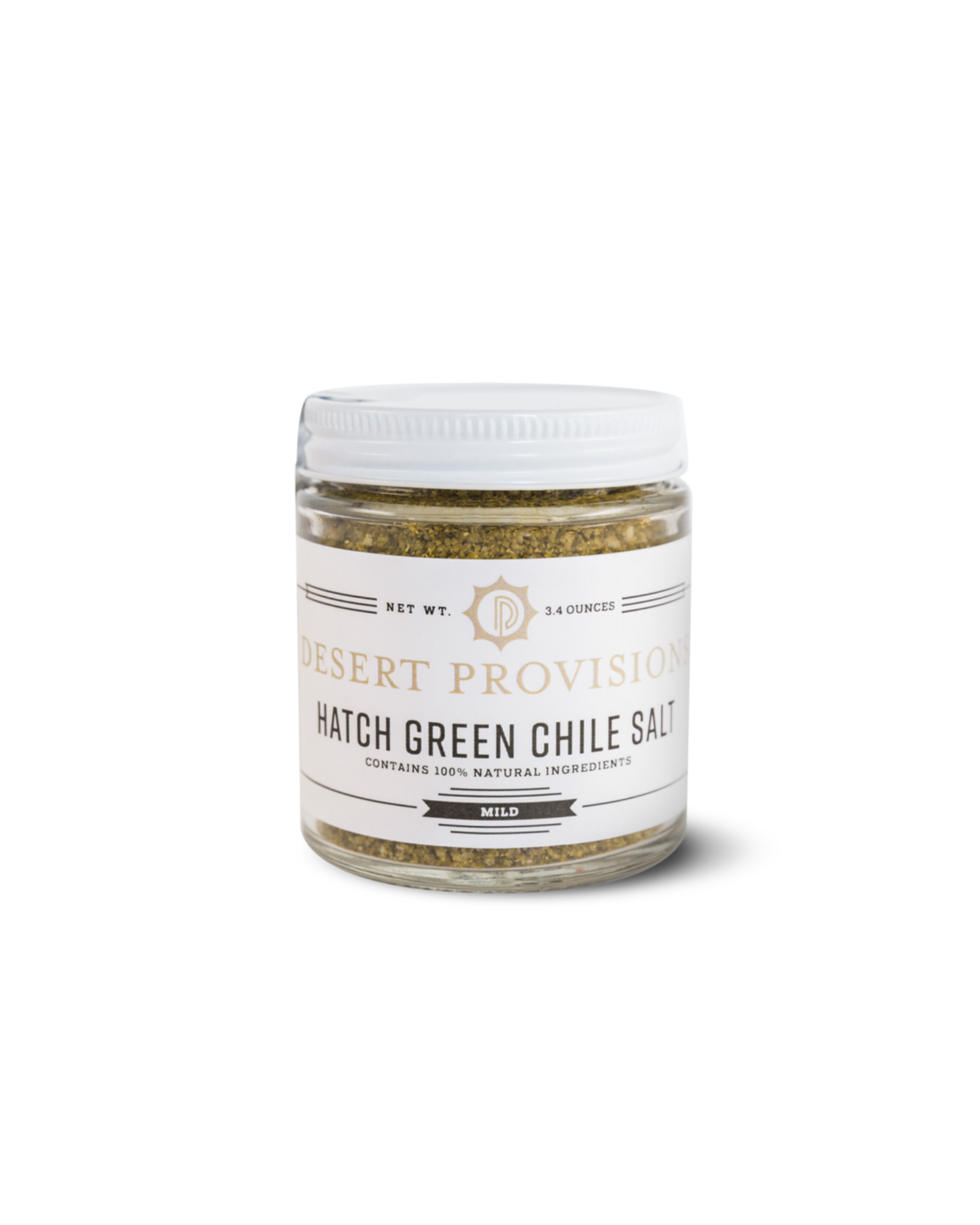 Jar of hatch green chile salt