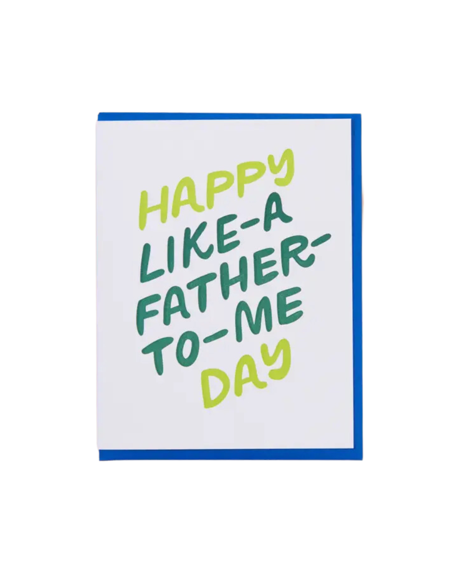 Like a Father Father's Day Letterpress Greeting Card