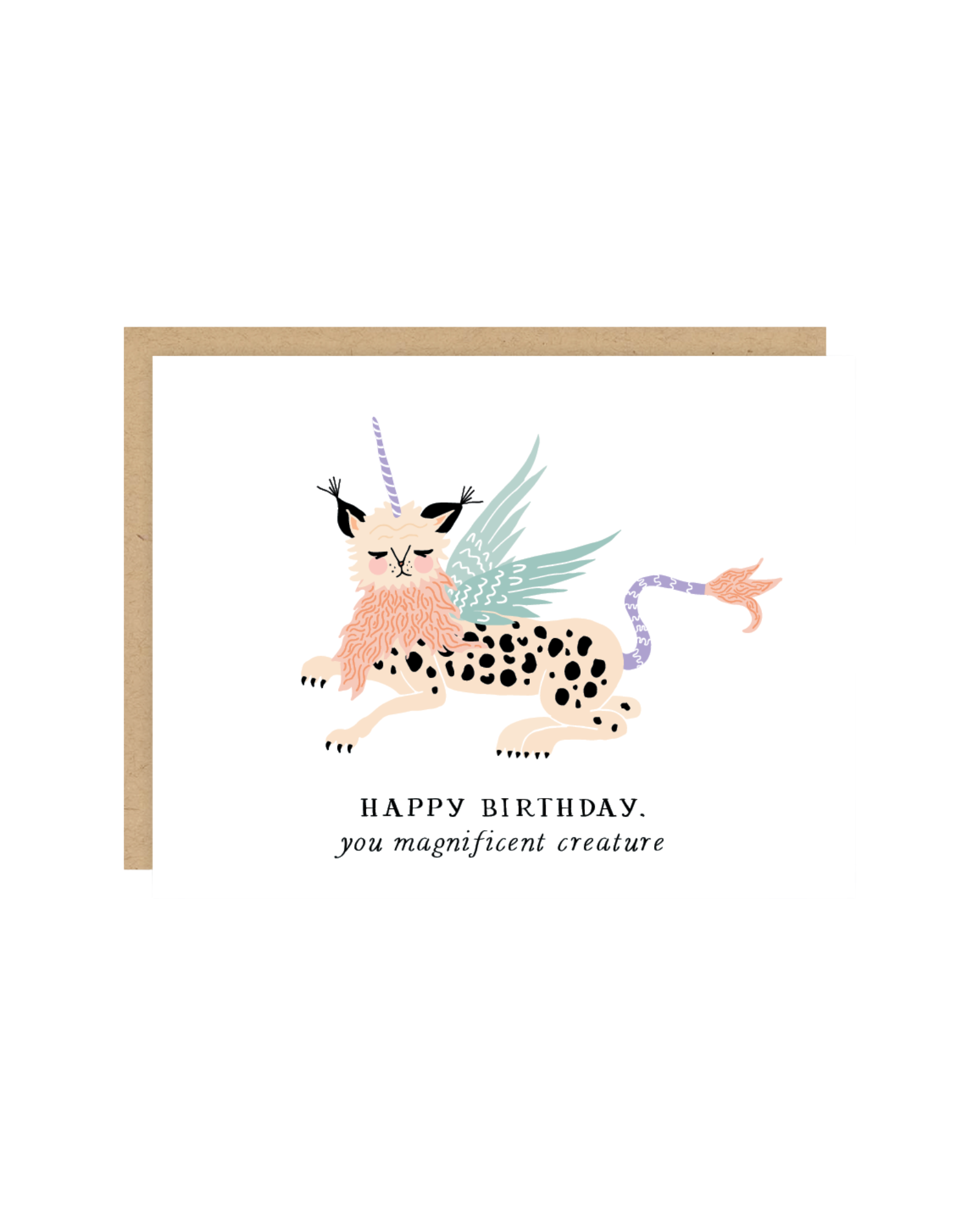 Birthday Creature Greeting Card