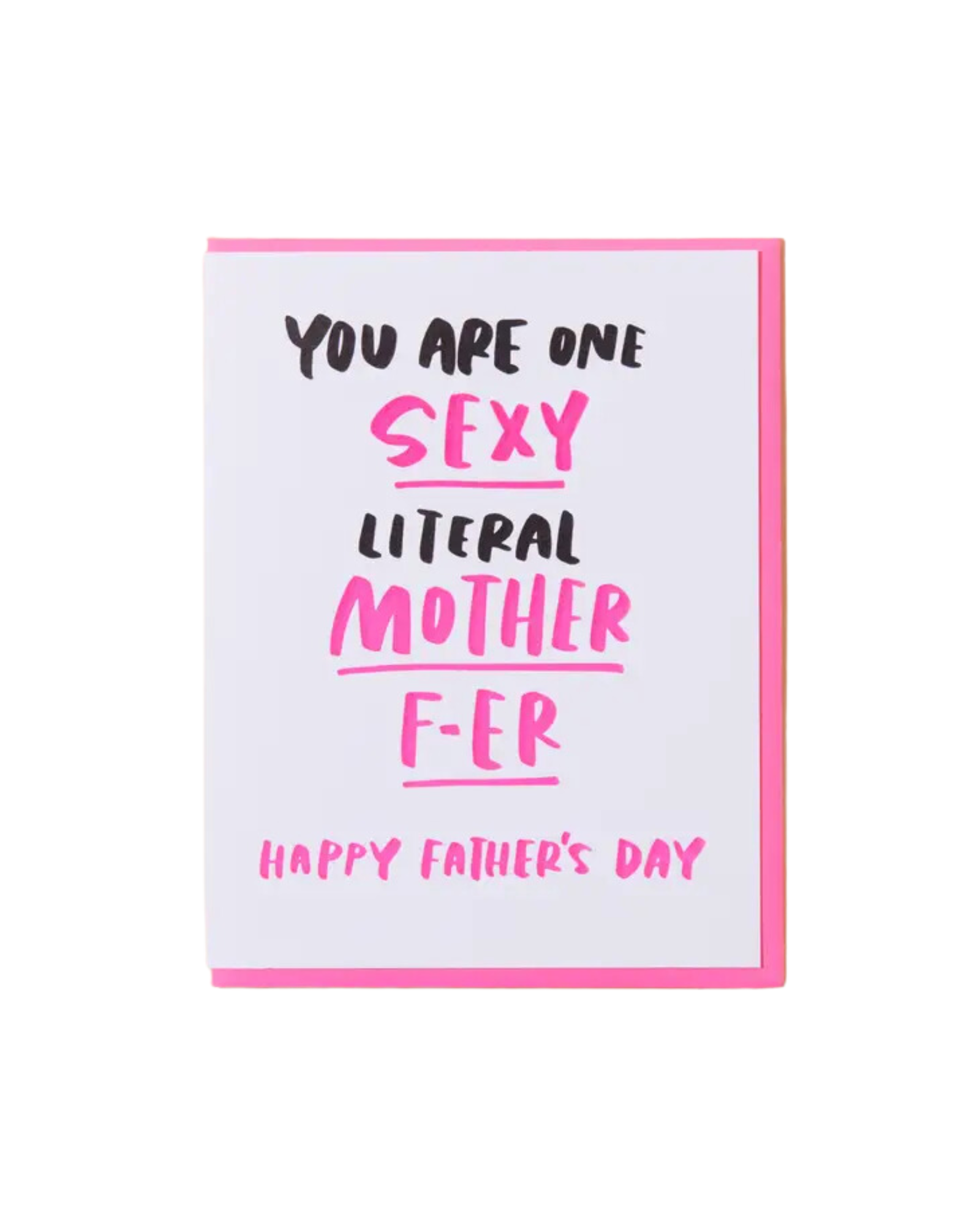 Mother F-er Father's Day Letterpress Greeting Card