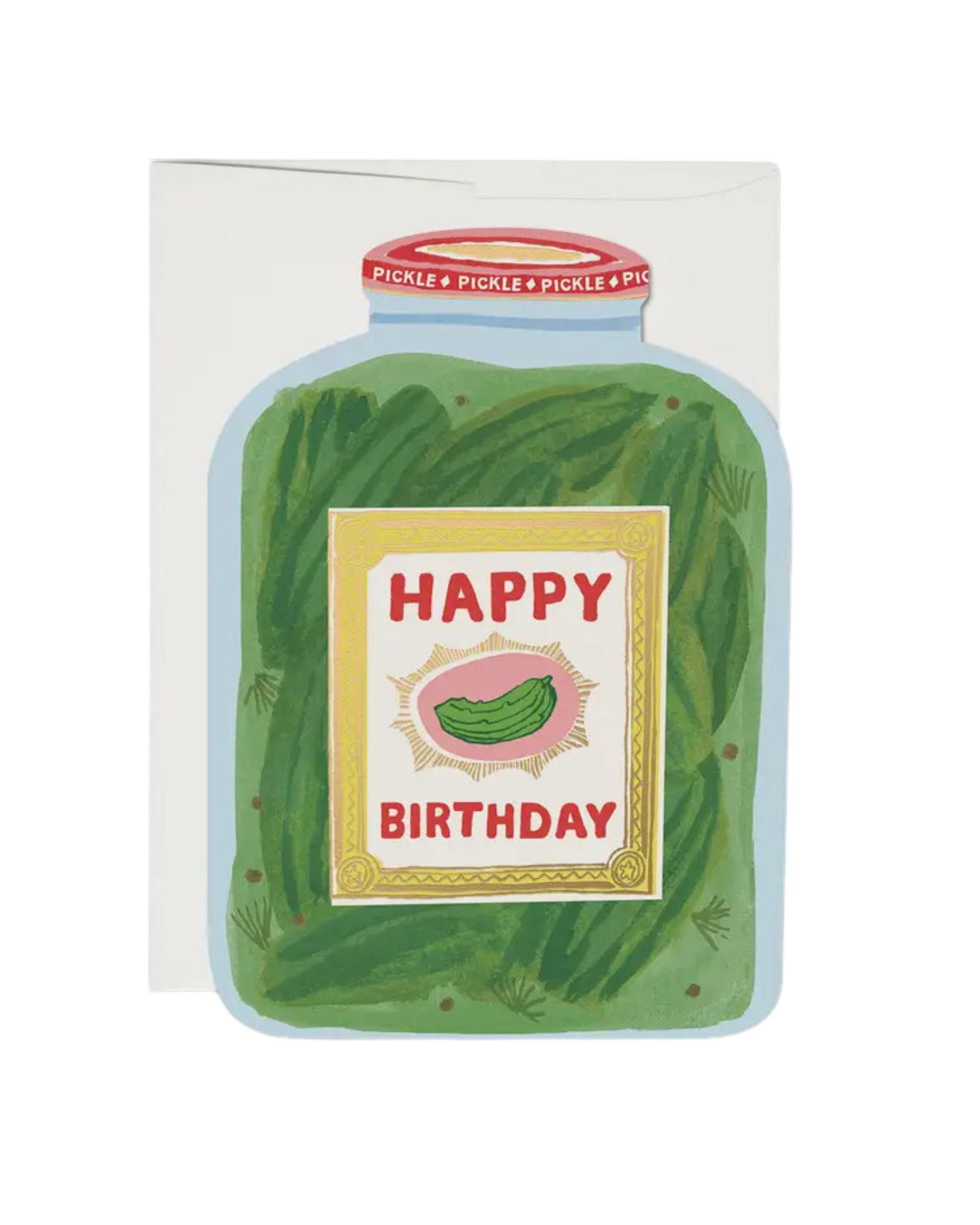 Pickle Birthday Greeting Card