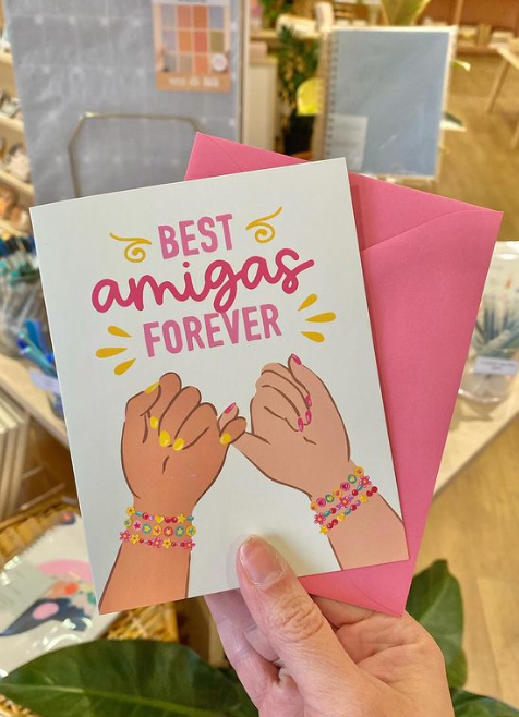 Best Amigas Forever Greeting Card