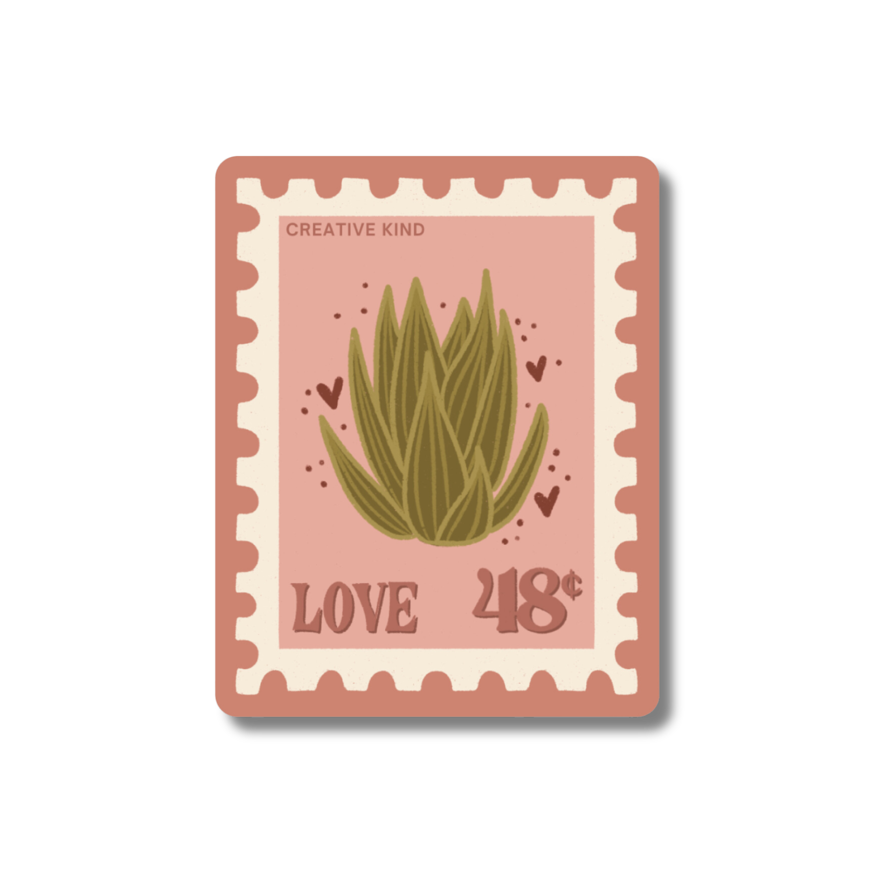 Agave Stamp Vinyl Sticker