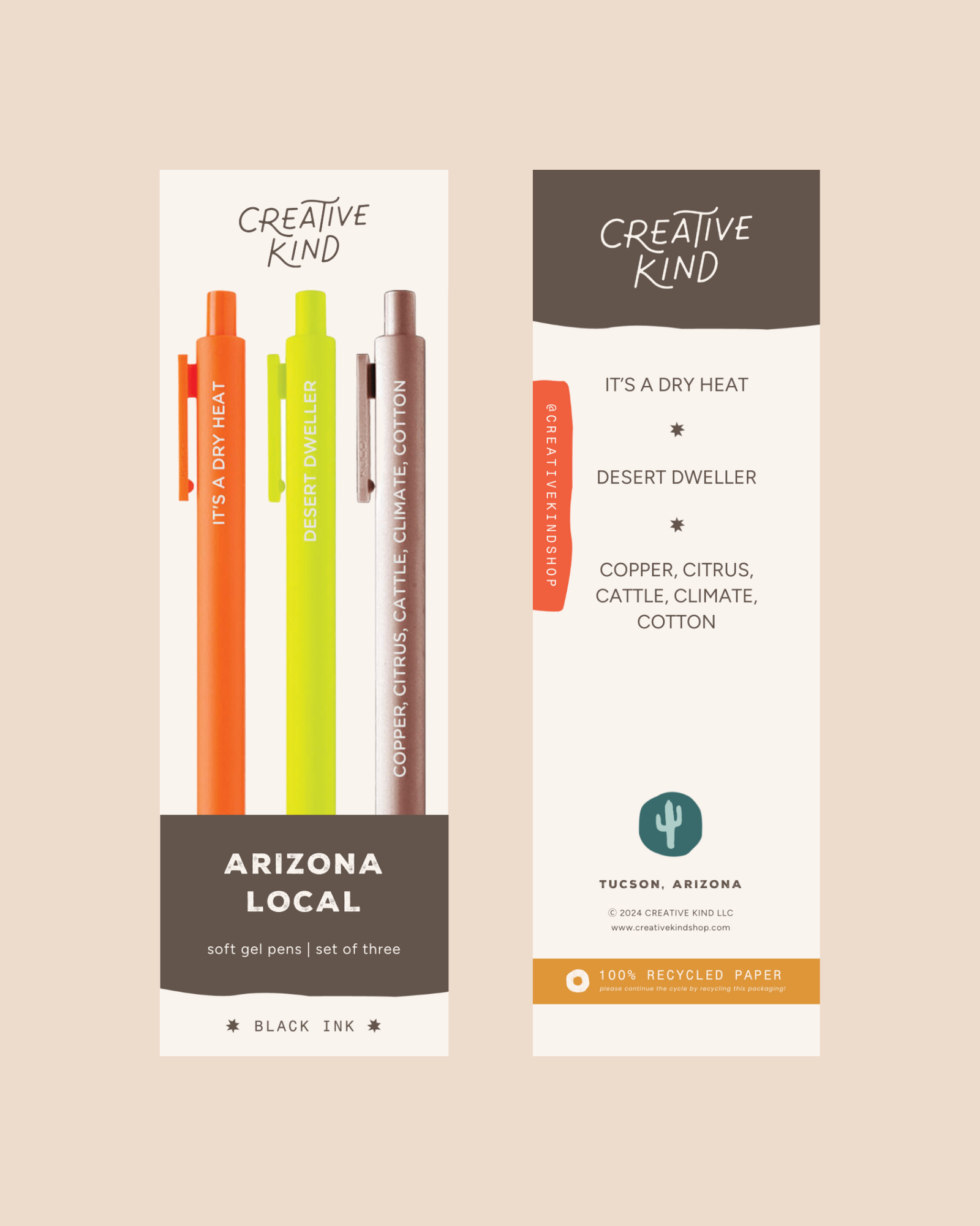 Arizona Local Gel Pen Trio