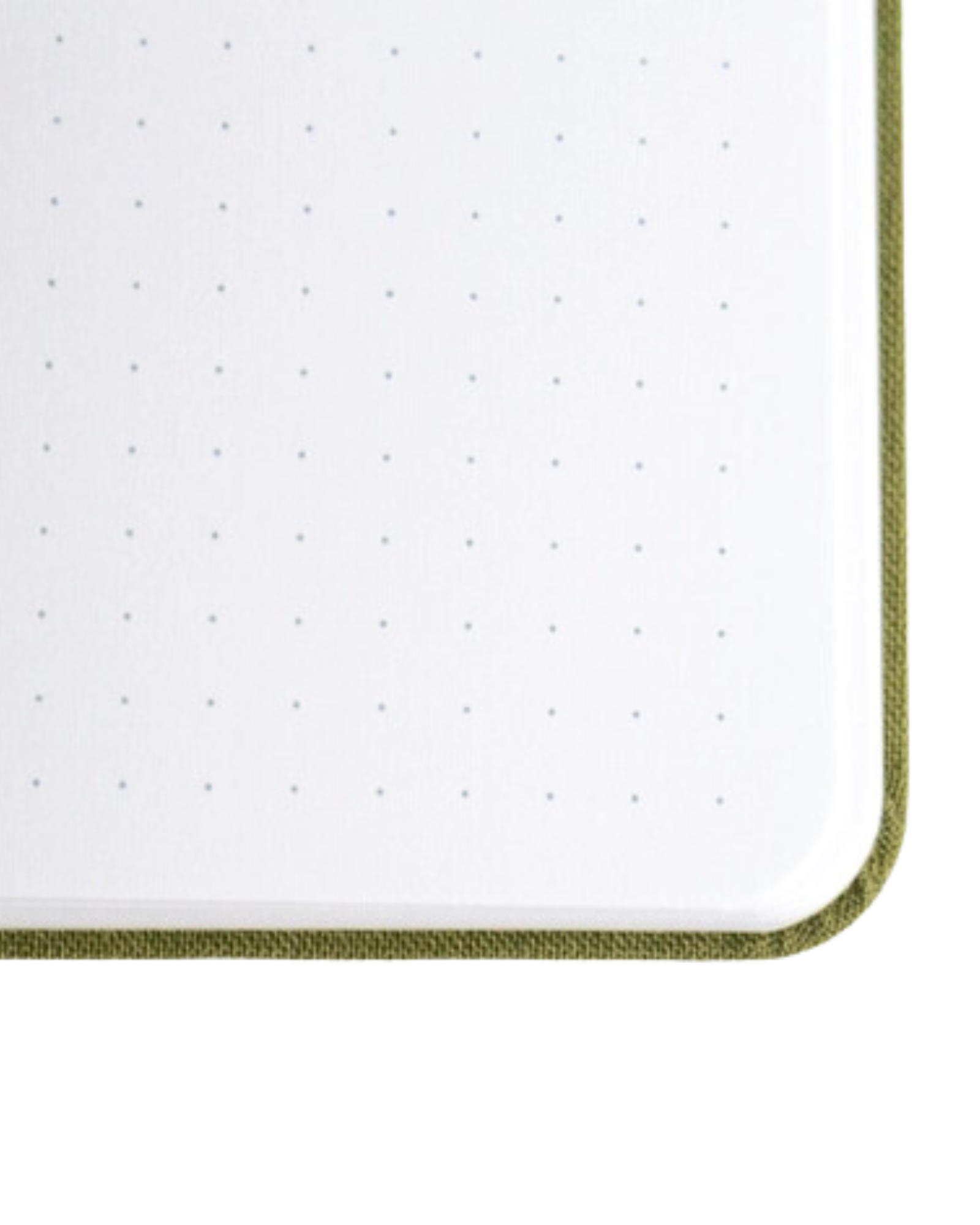 Inner journal pages with dot grid paper shown and rounded corner