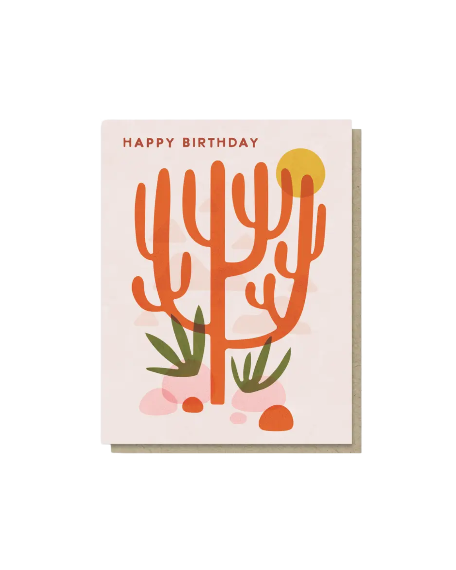 Cactus Grande Birthday Greeting Card