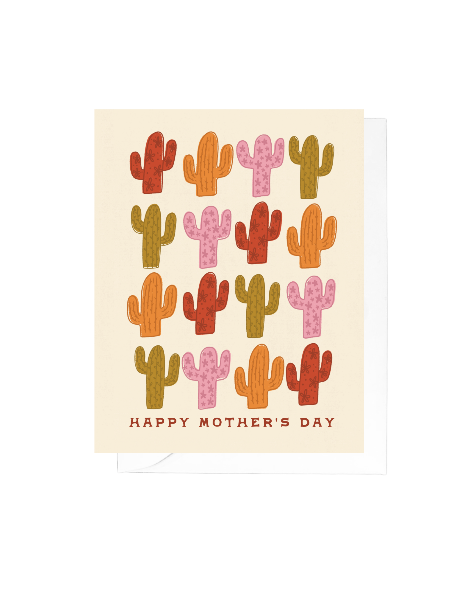16 Cacti Mother's Day Greeting Card