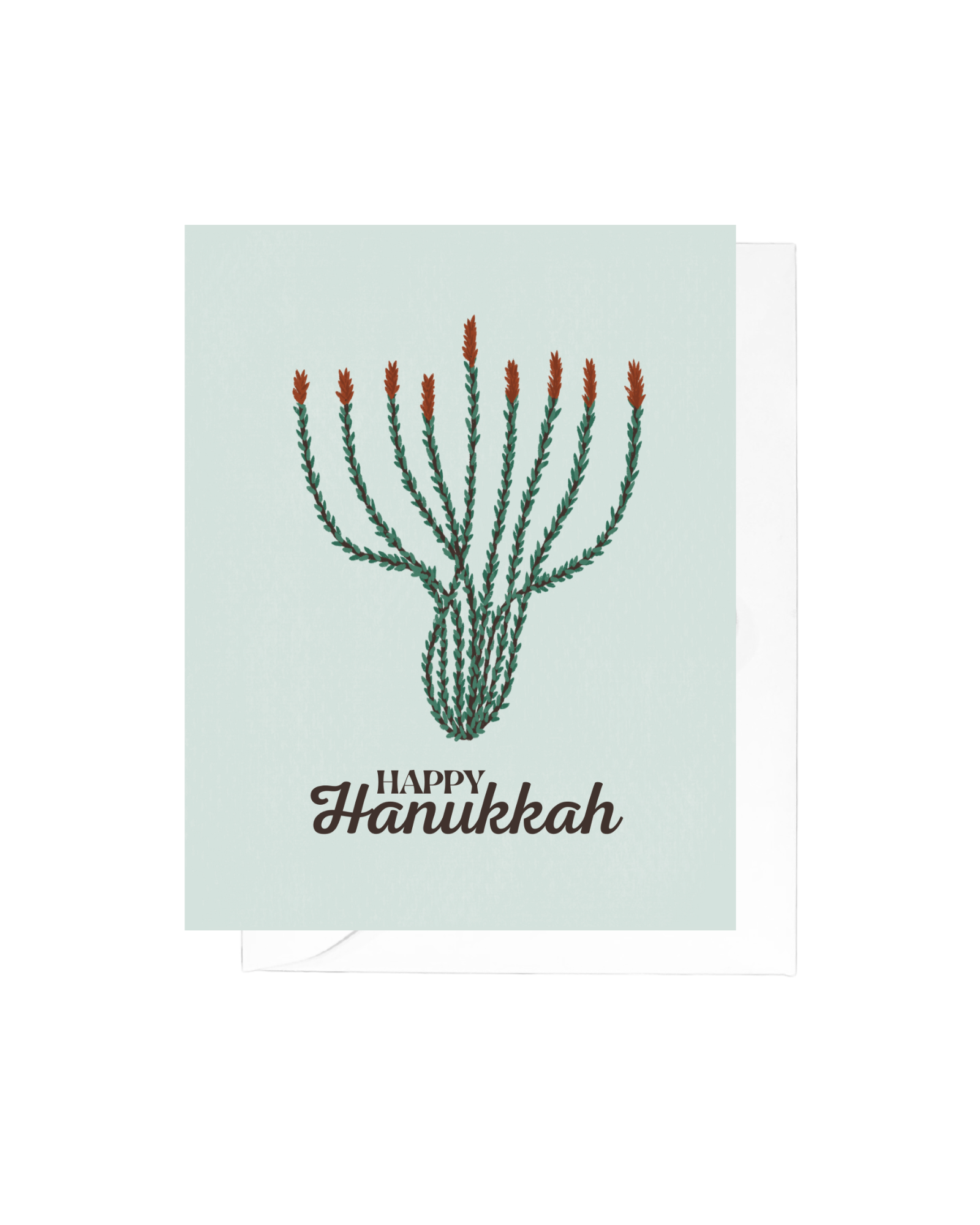 Hanukkah Ocotillo Greeting Card