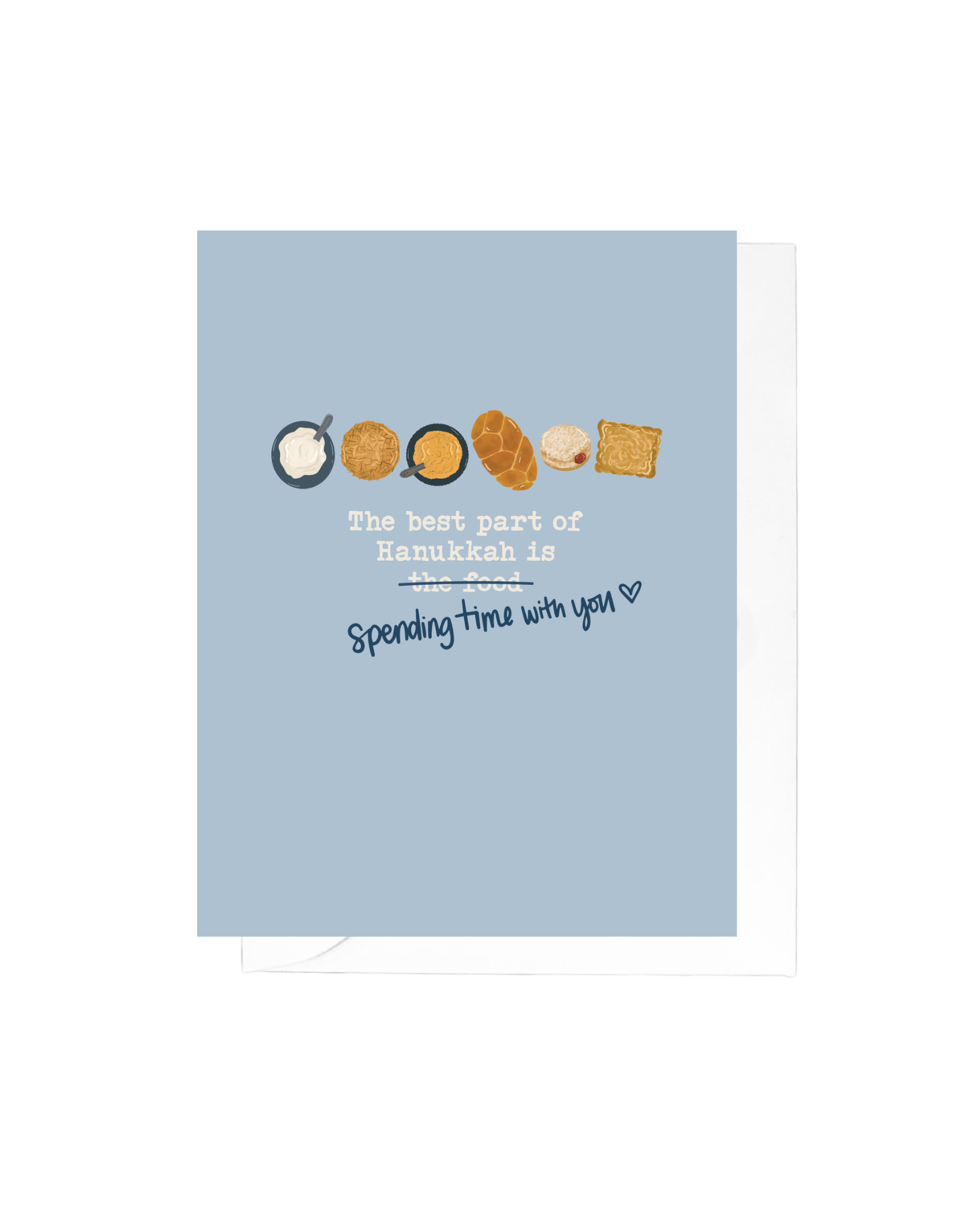 Hanukkah Foods Greeting Card