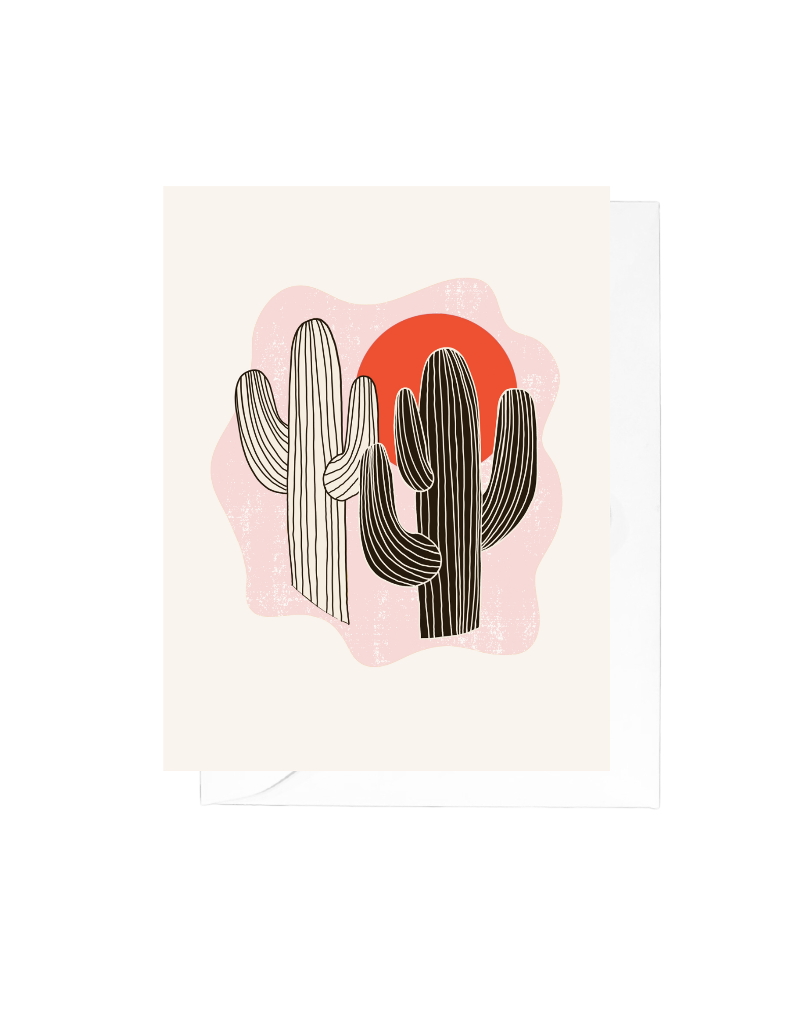 Saguaro Silhouettes Greeting Card