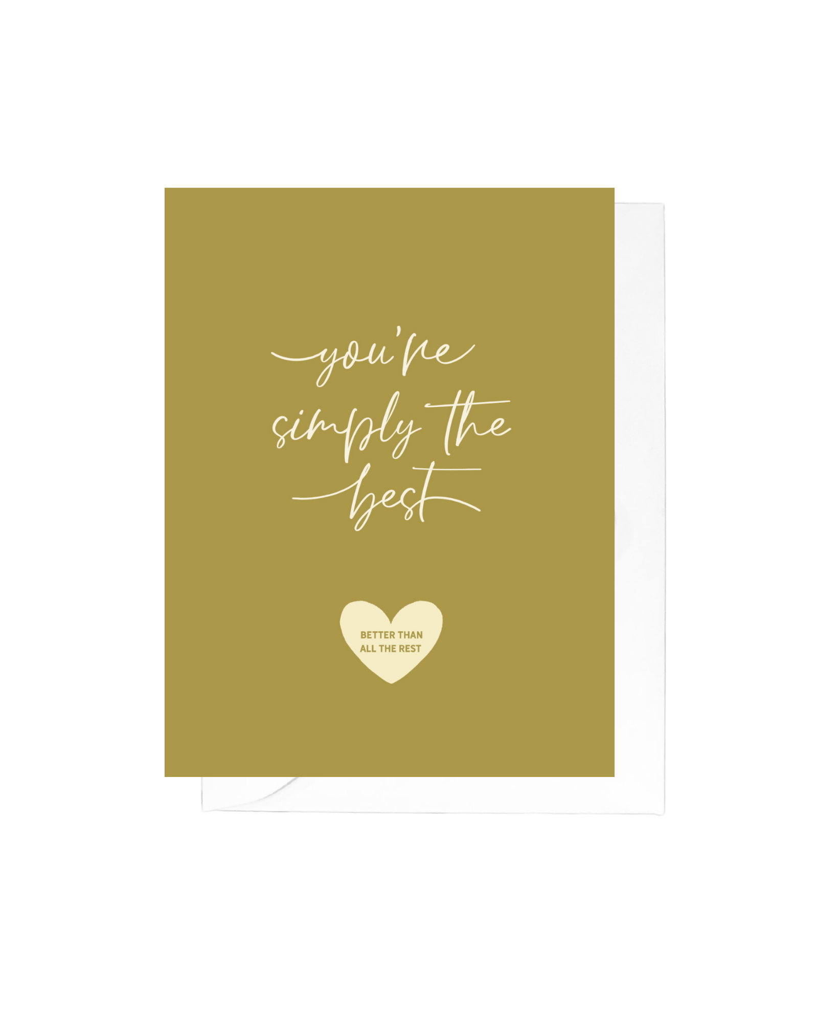 Simply The Best Greeting Card