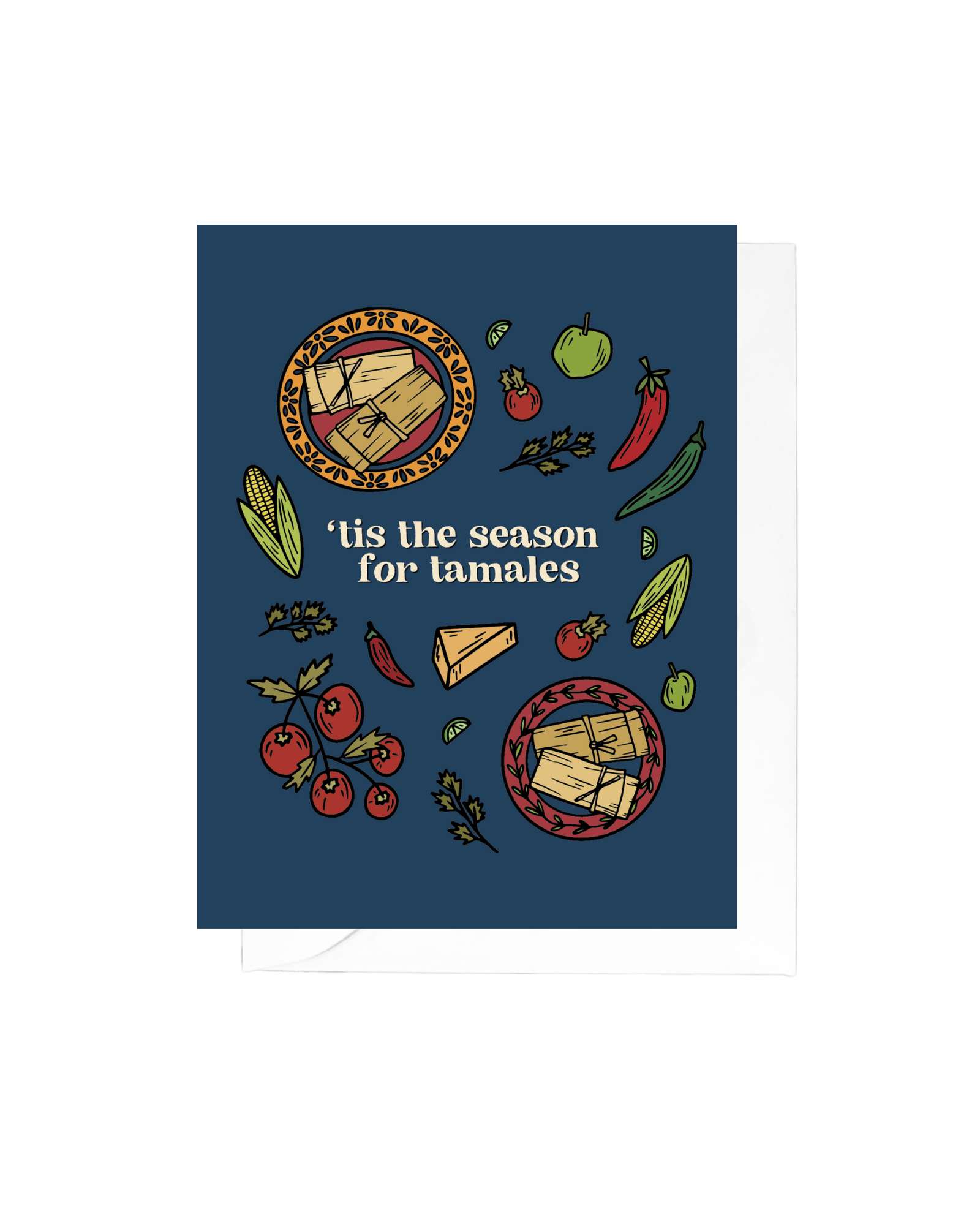 'Tis the Season for Tamales Greeting Card Box Set of 8