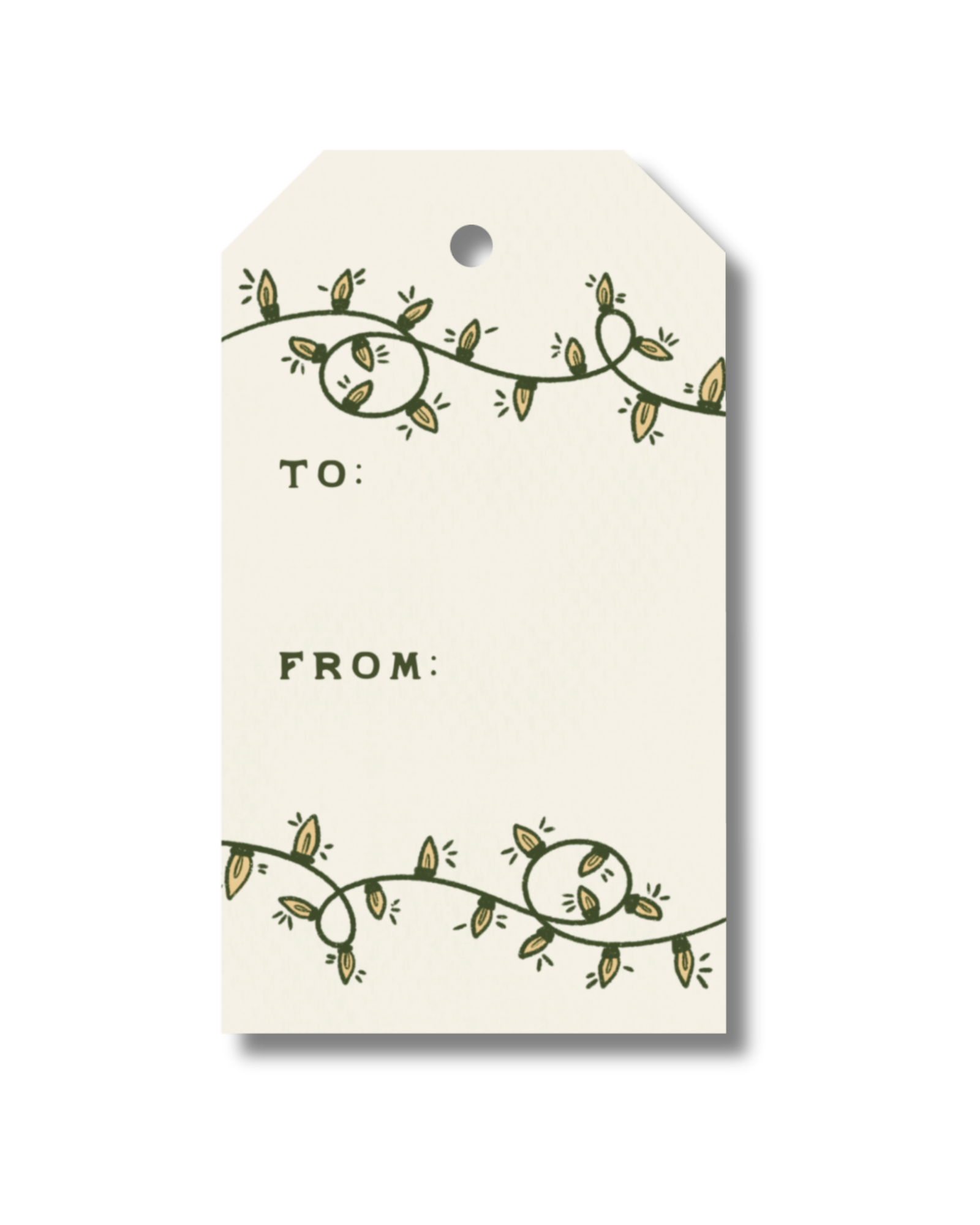 Christmas Cacti Gift Tags | Set of 8