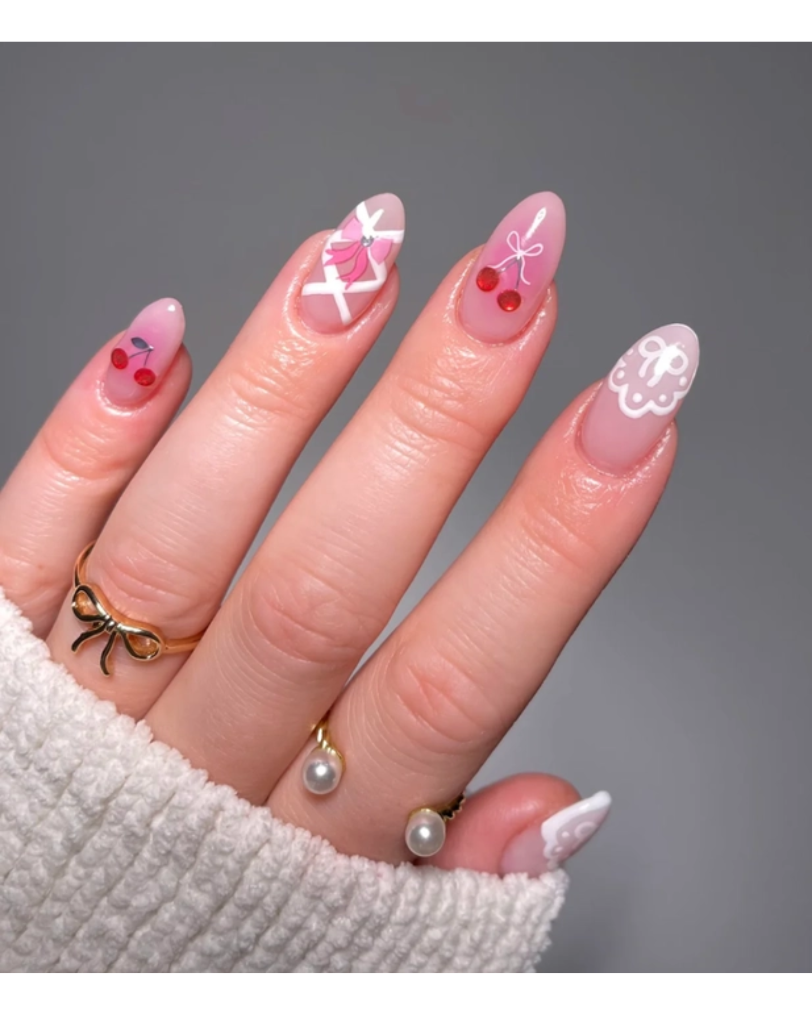 Coquette Nail Art Stickers