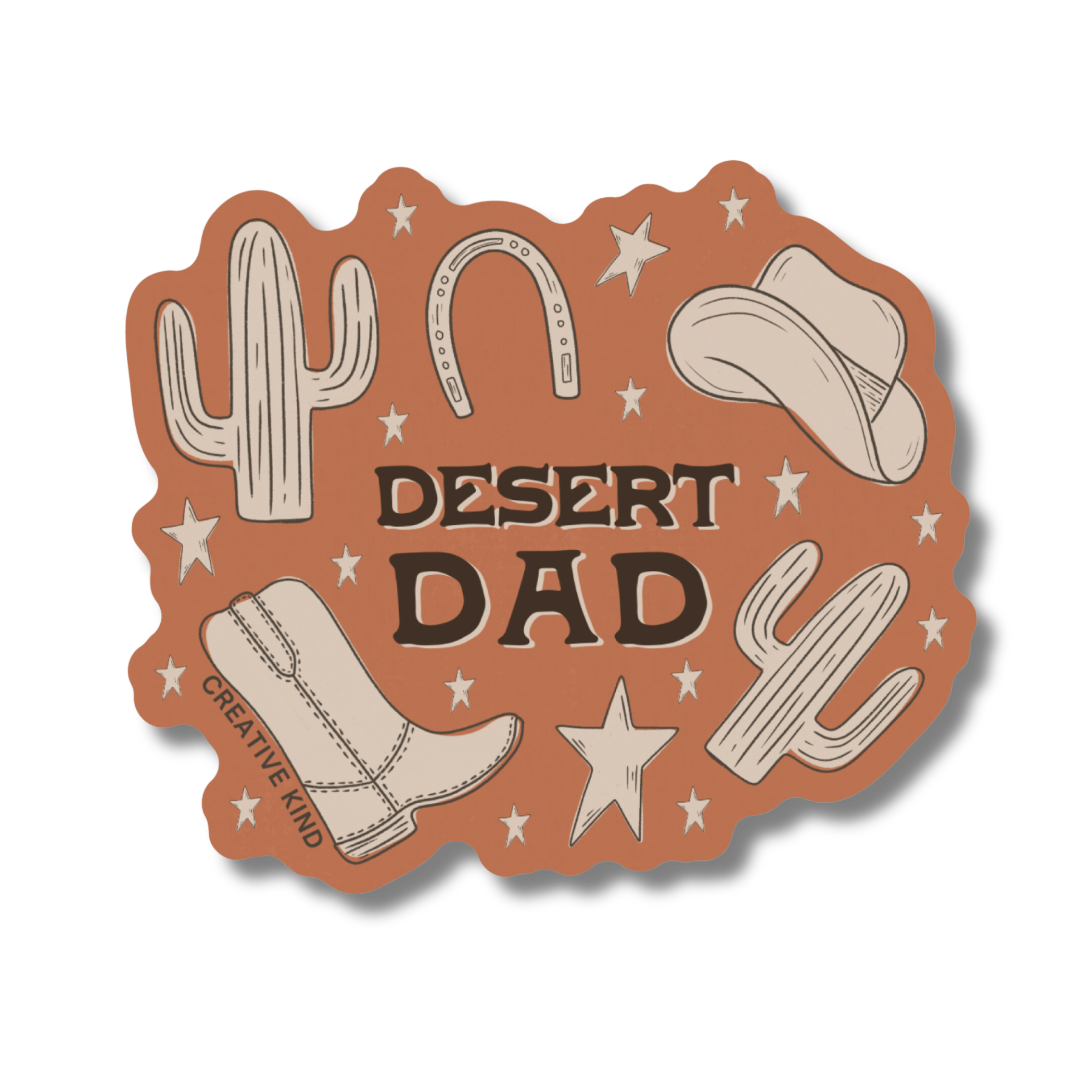 Desert Dad Vinyl Sticker