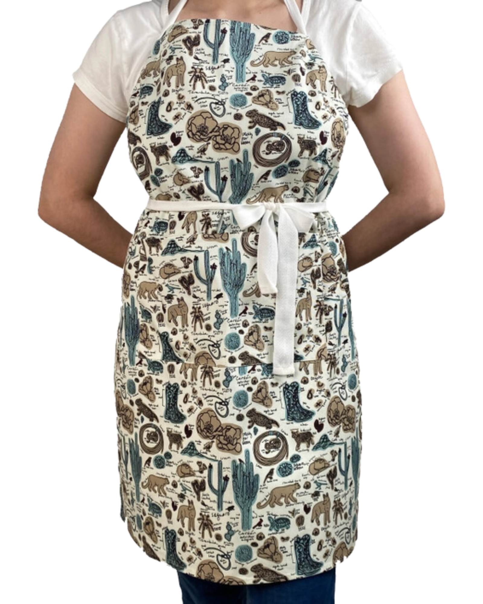 Desert Sketchbook Cotton Apron