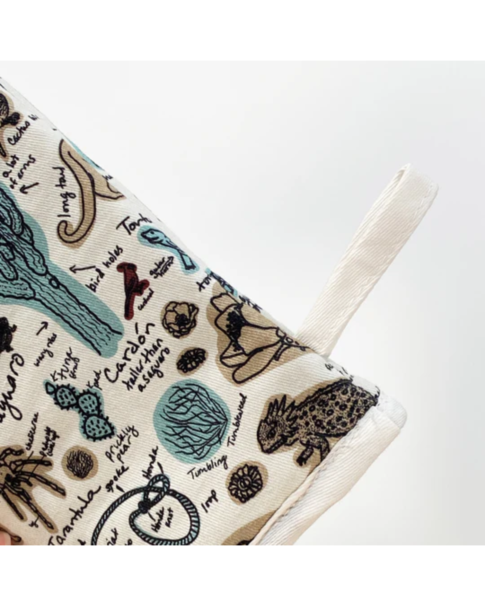 Desert Sketchbook Cotton Oven Mitt