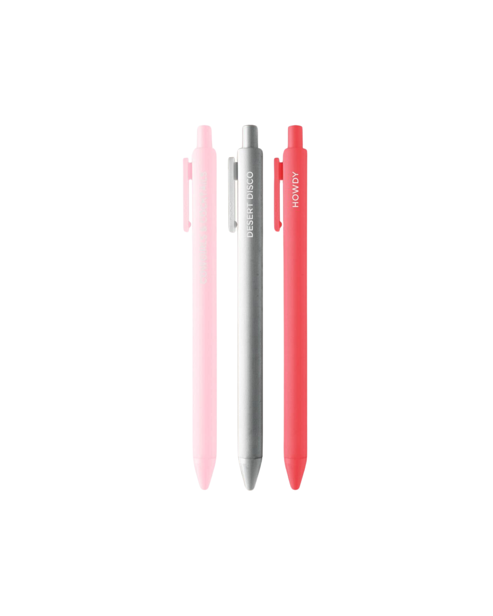 Disco Cowgirl Gel Pen Trio