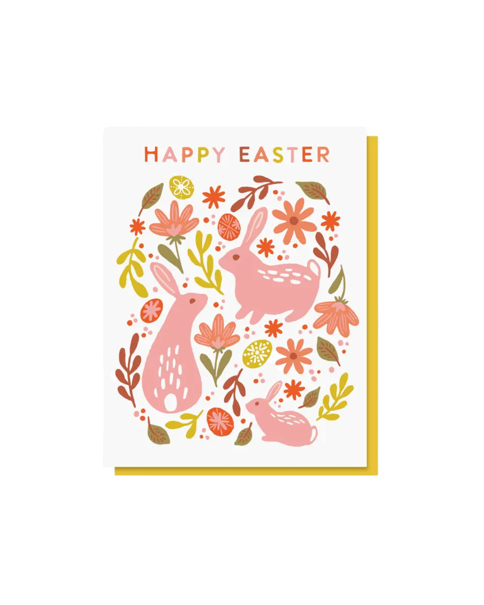 Easter Bunny Garden Greeting Card