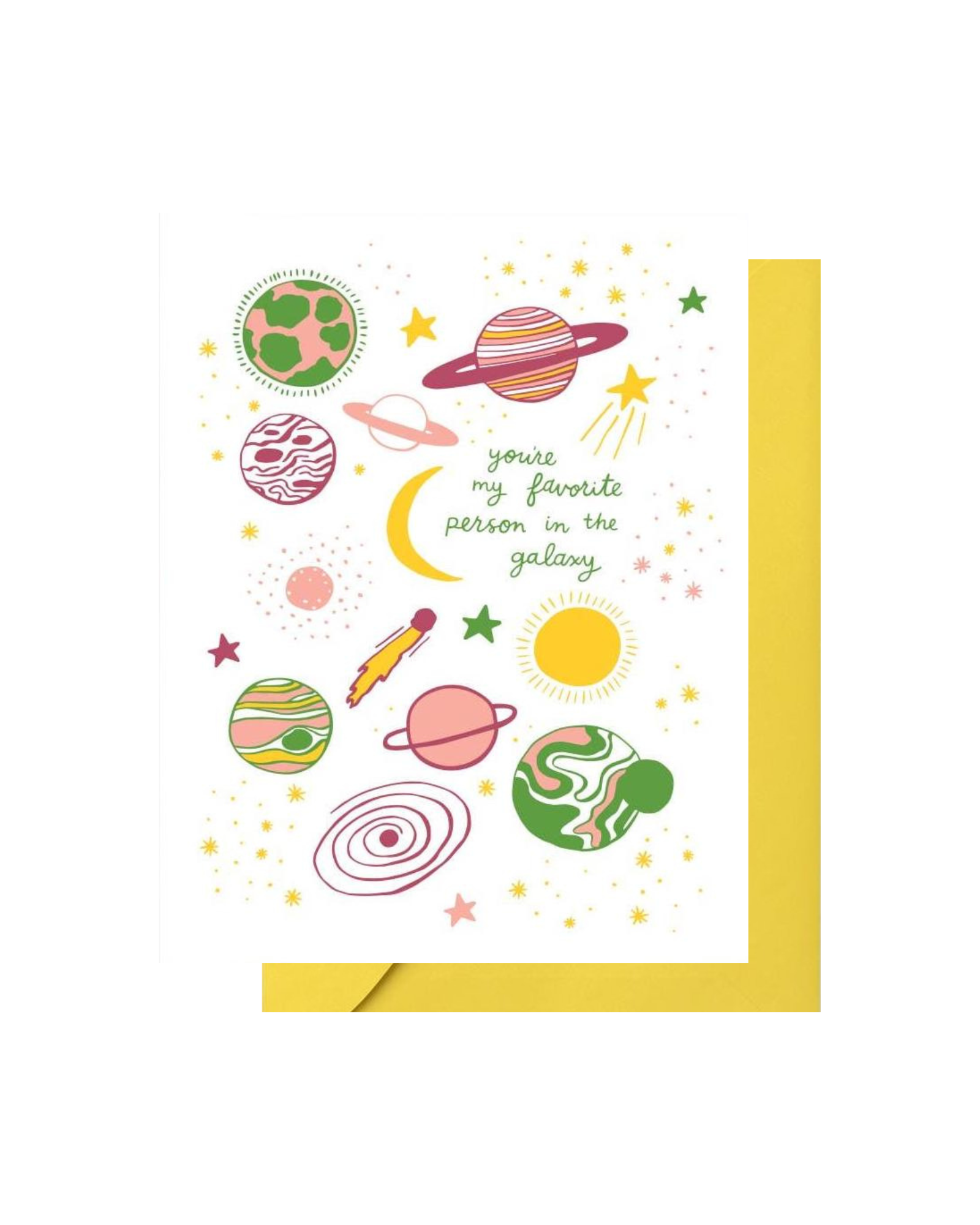 Favorite Galaxy Greeting Card