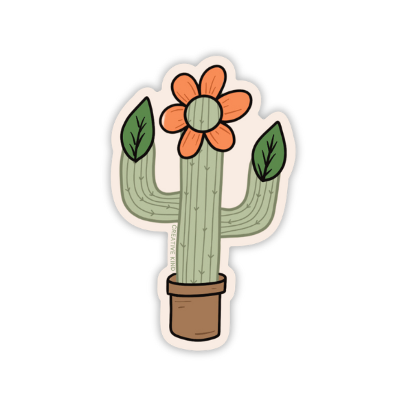 Saguaro Flower Costume Vinyl Sticker