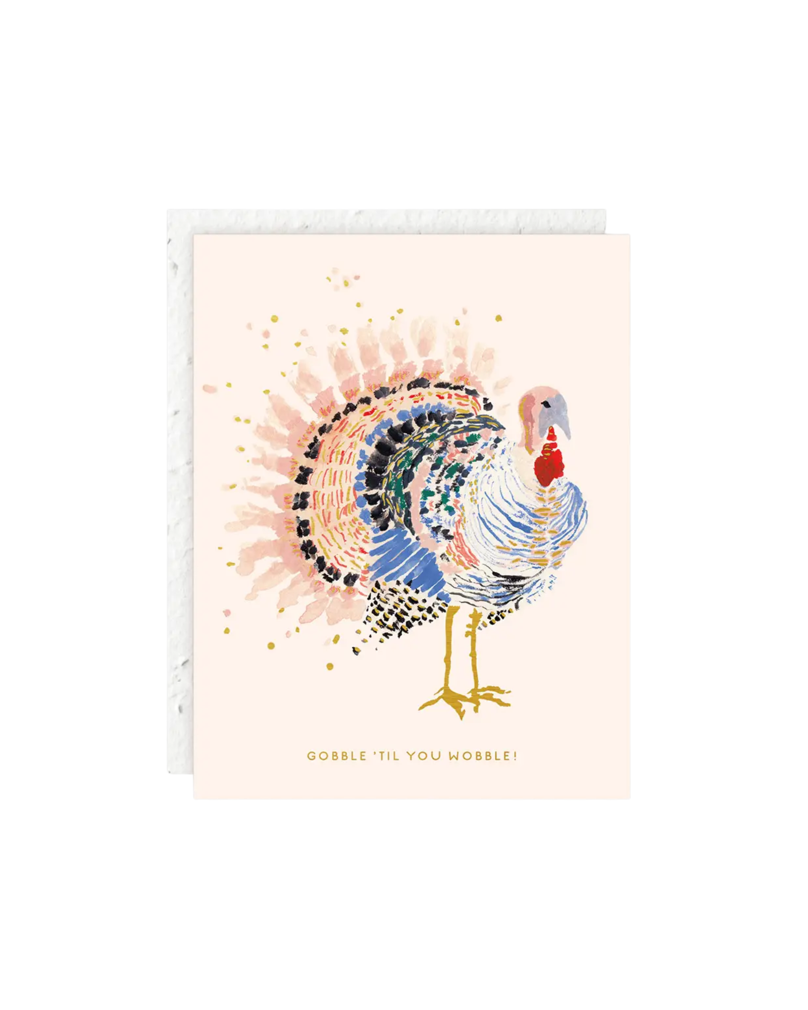 Gobble Gobble Thanksgiving Greeting Card