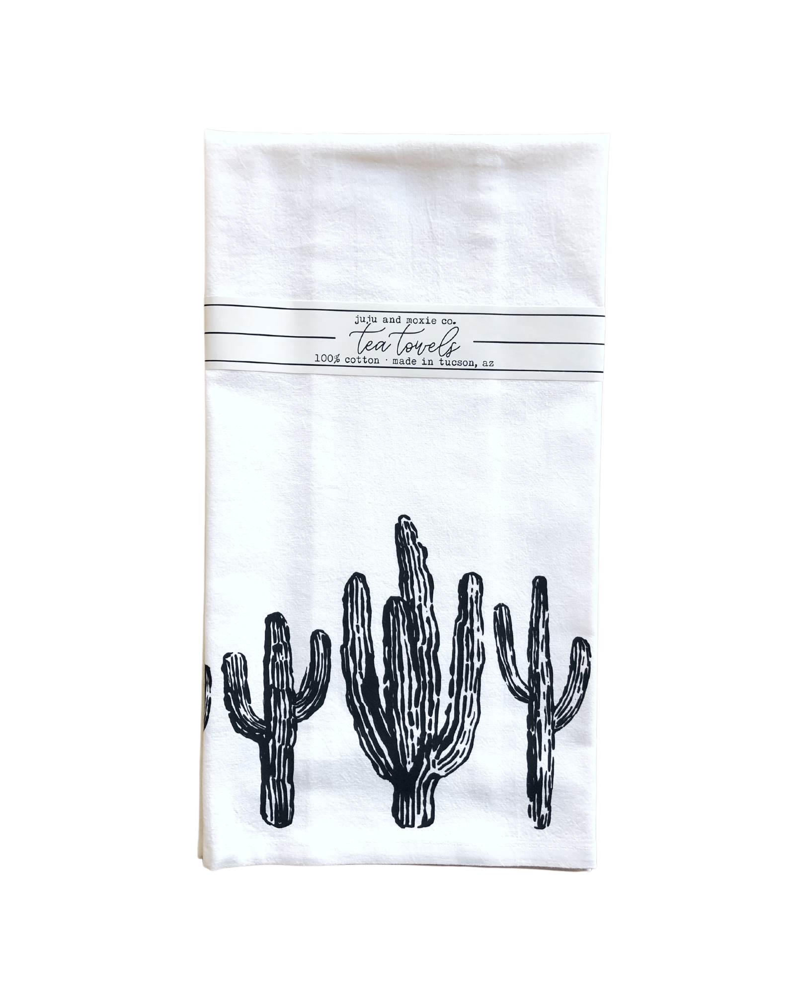 Sketchy Saguaros Tea Towel