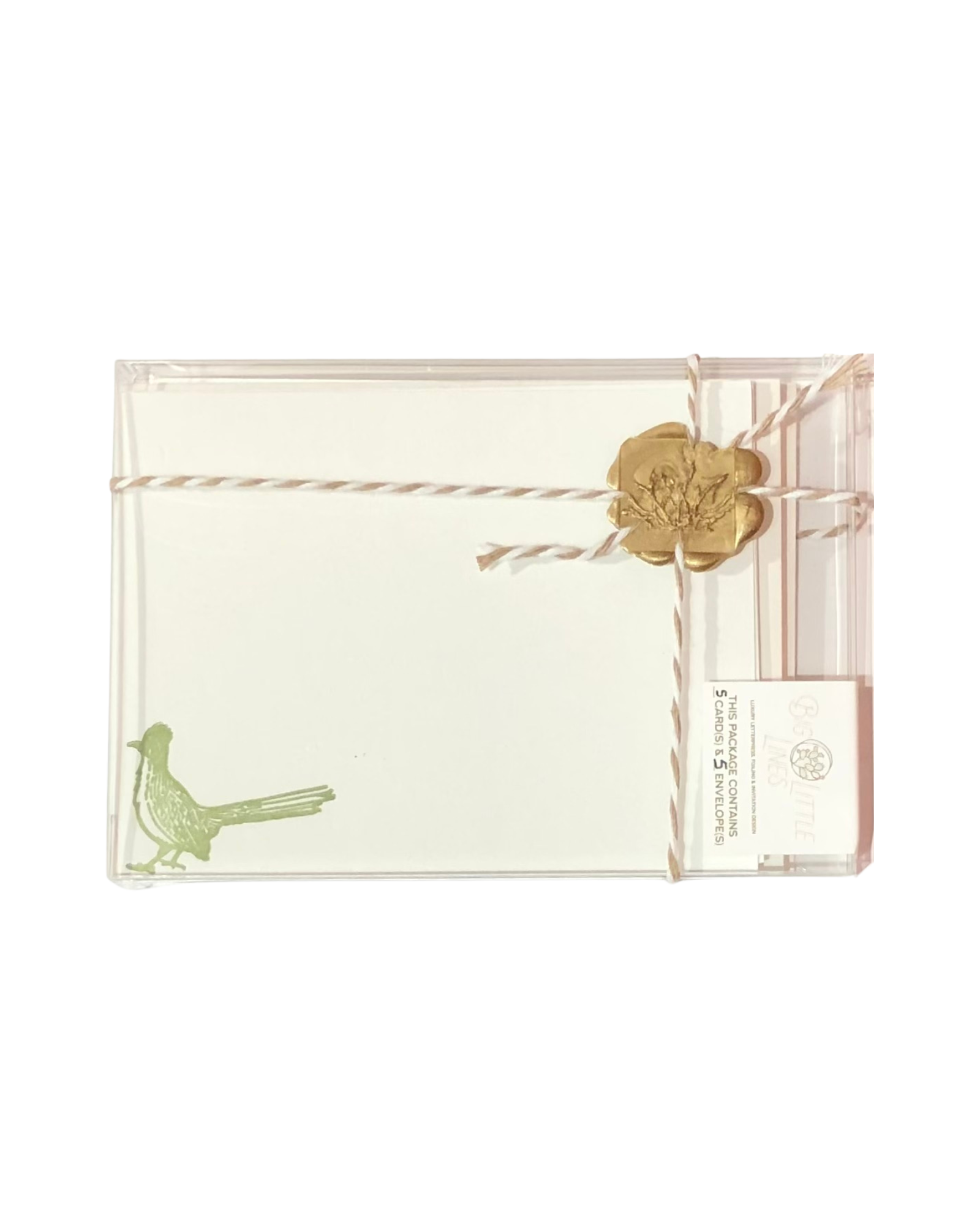 Roadrunner Letterpress Card Box Set
