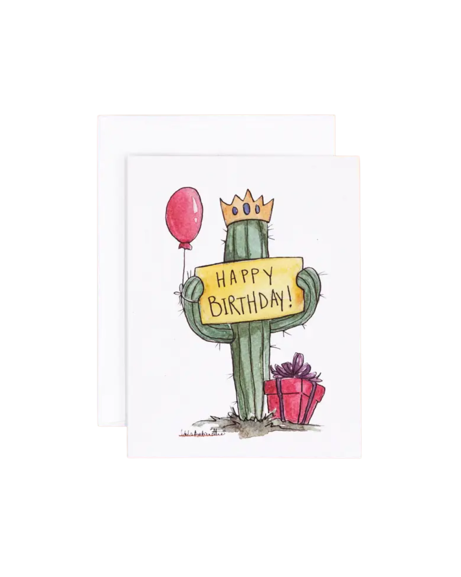 Happy Birthday Saguaro Greeting Card