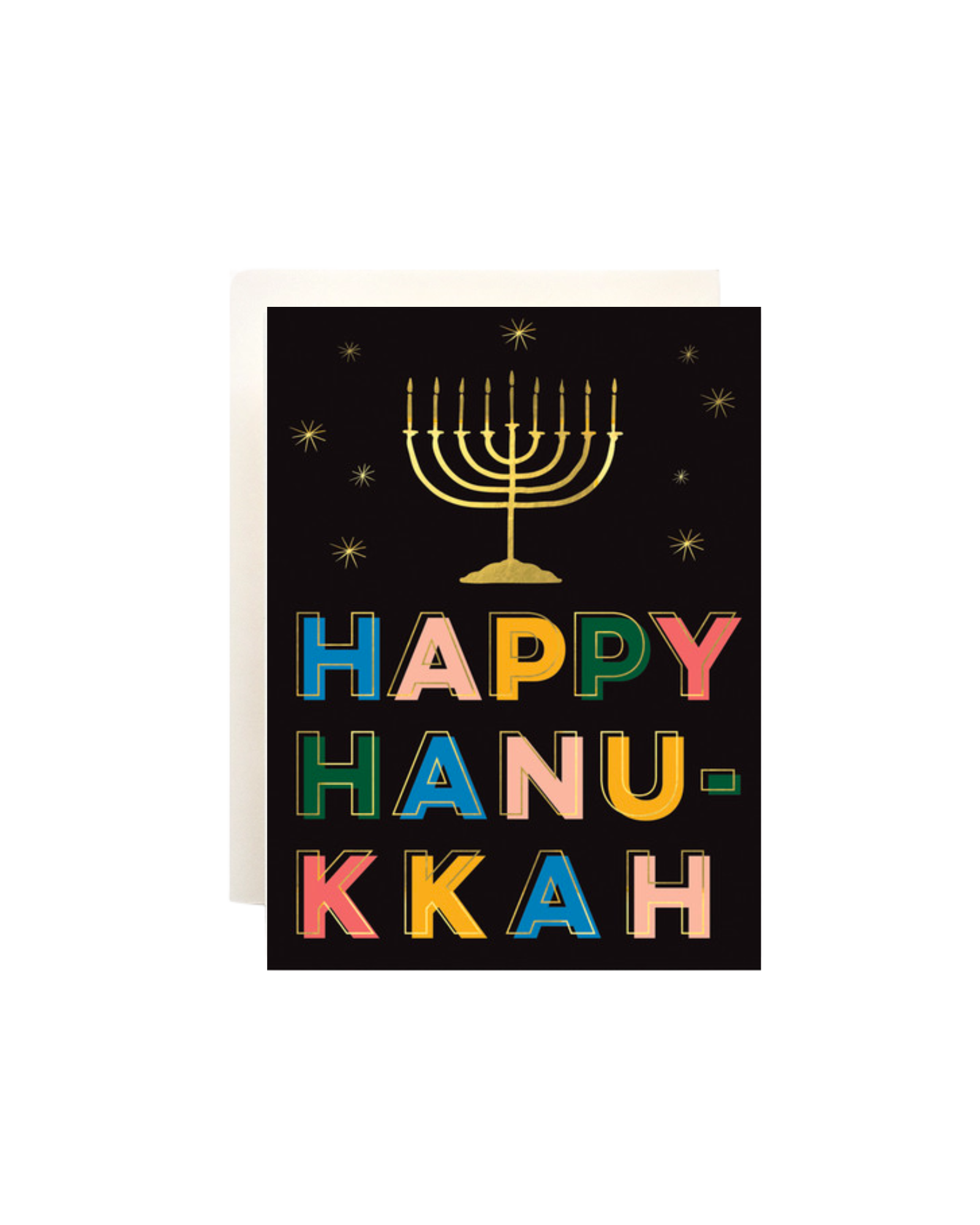 Hanukkah Lights Greeting Card