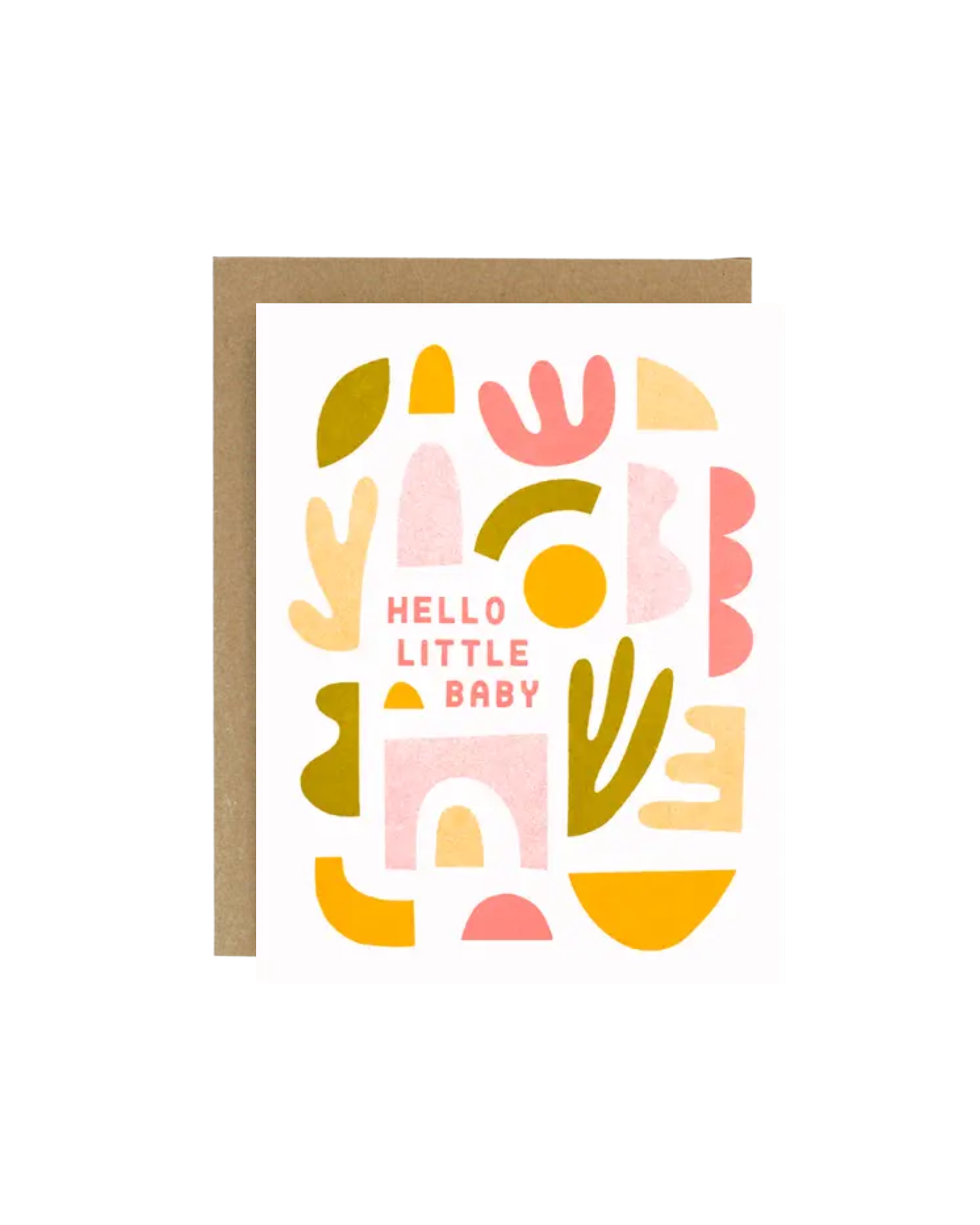 Hello Little Baby Greeting Card