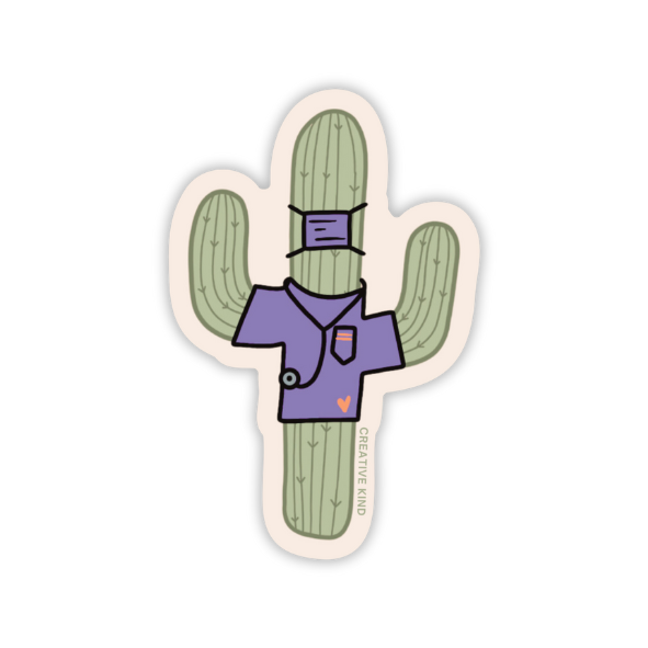 Saguaro Doctor/Nurse Costume Vinyl Sticker