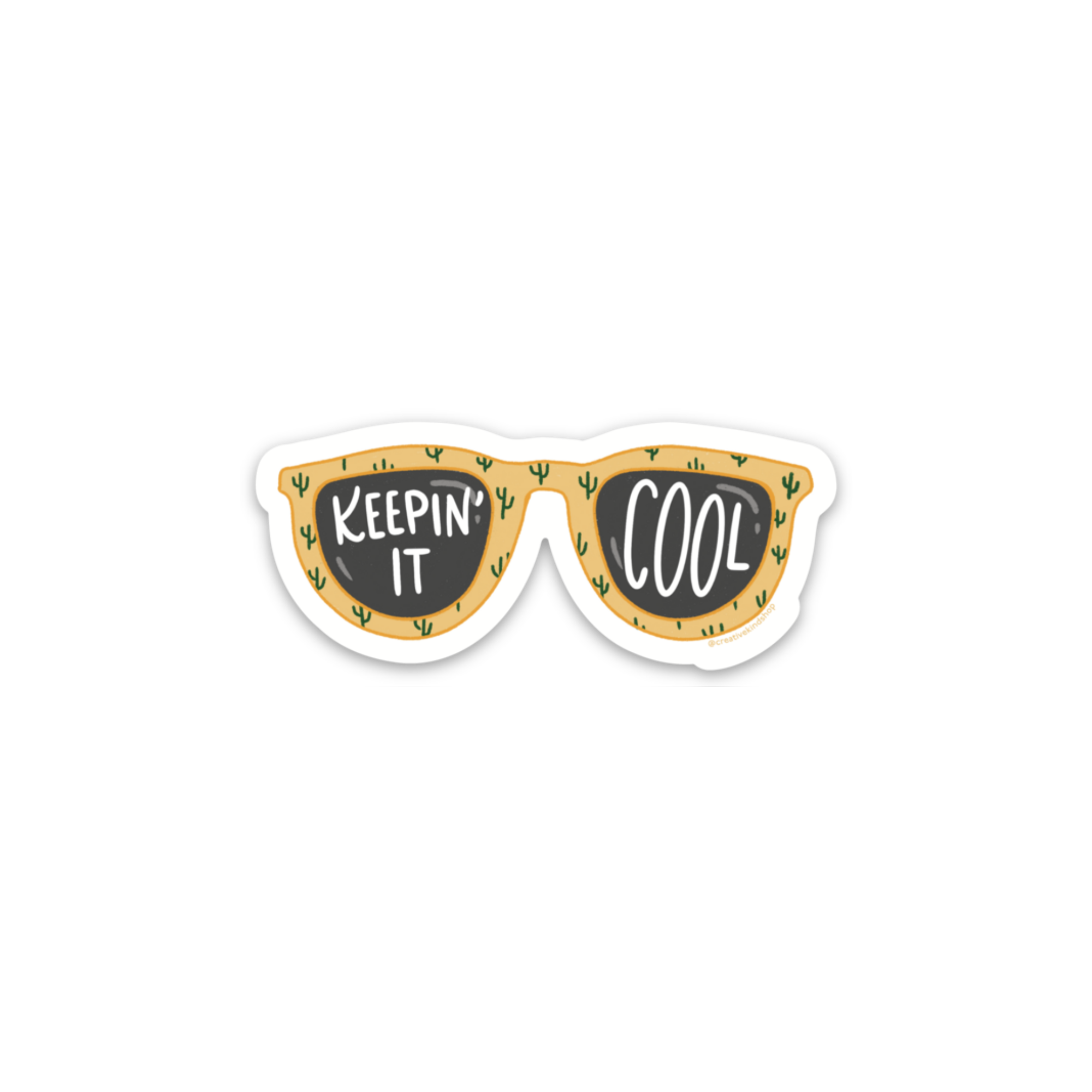 Keepin' It Cool Vinyl Sticker