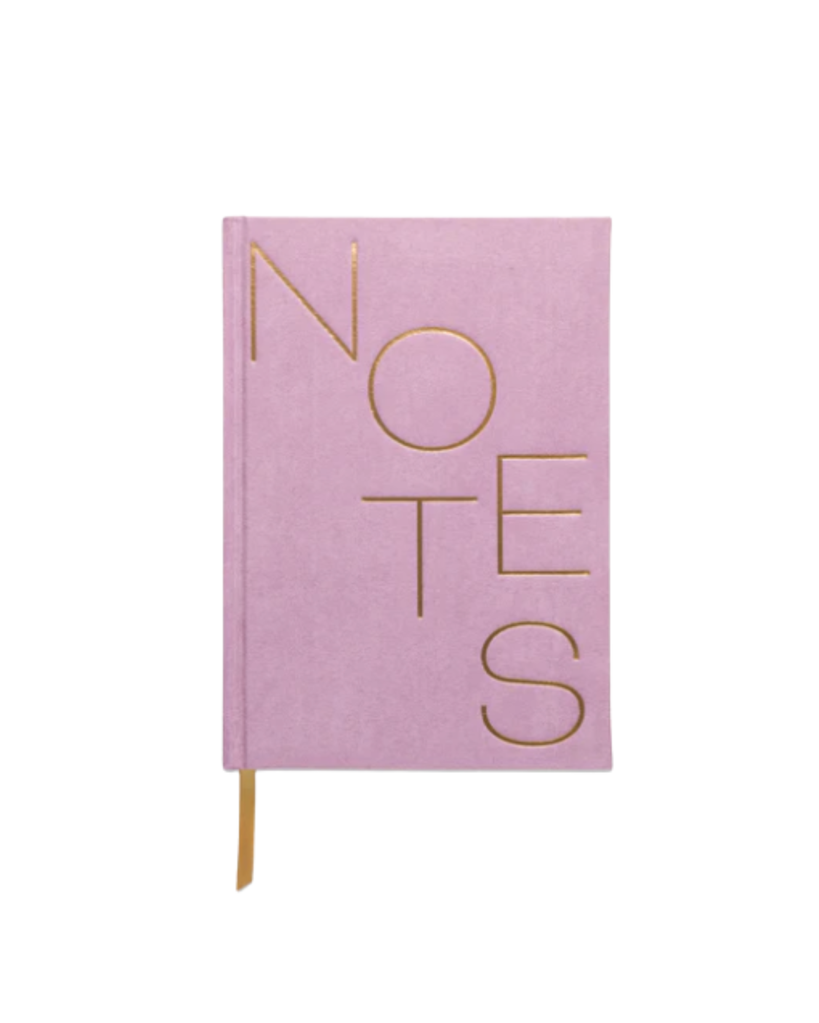 Lilac Notes Metallic Suede Journal