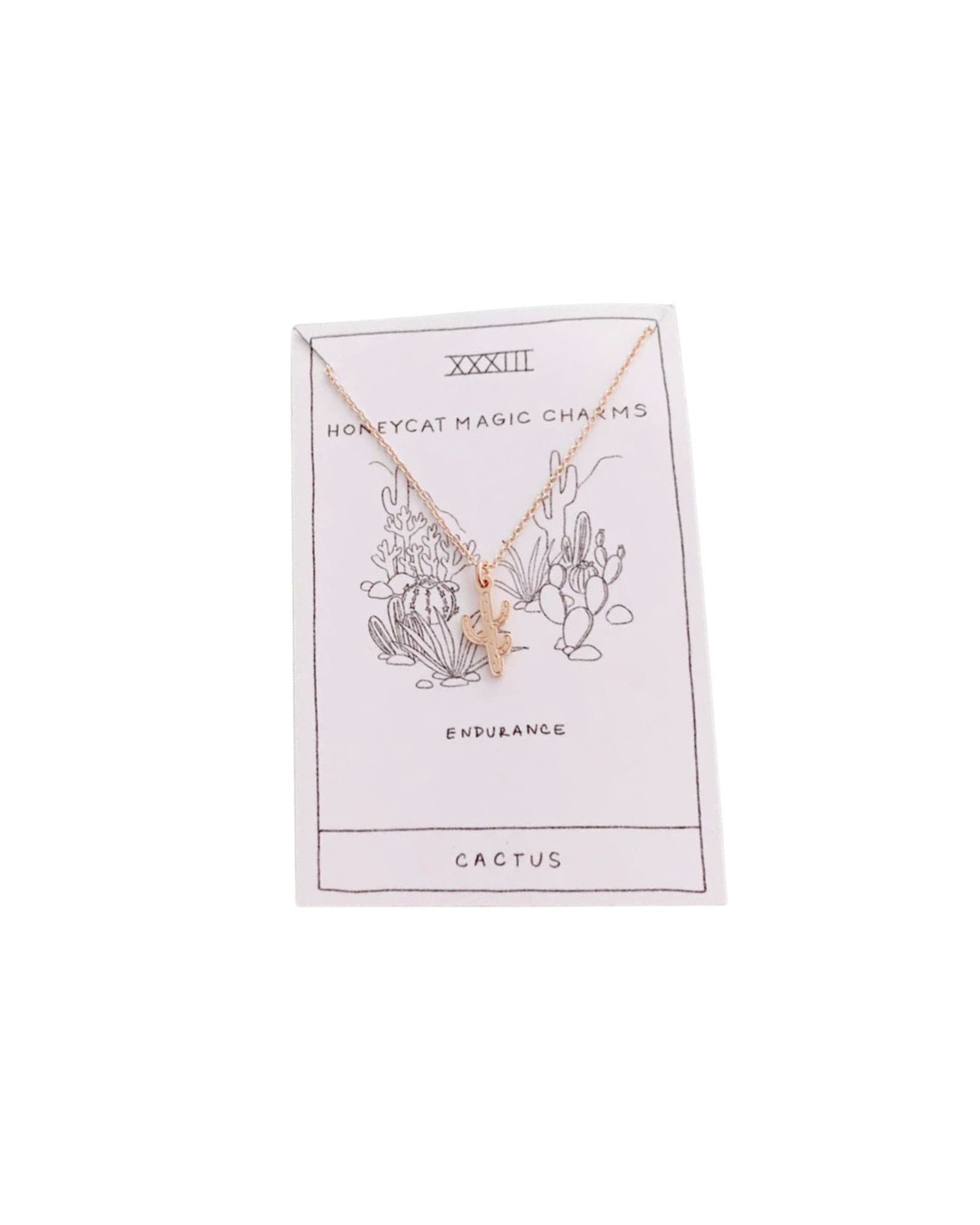 Magic Charm Cactus Necklace