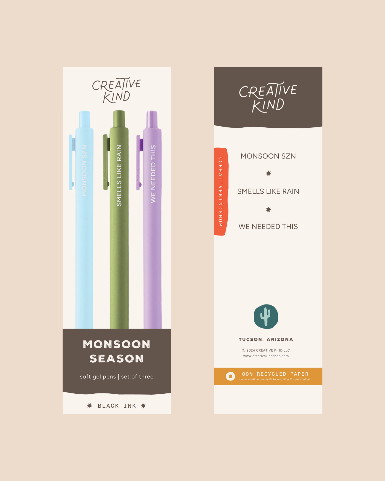 Monsoon Season Gel Pen Trio